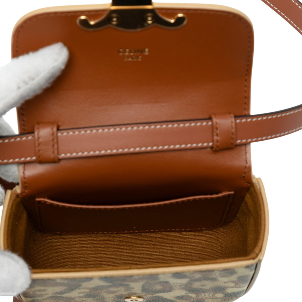 Triomphe Shoulder Bag Triomphe Coated Canvas Medium
