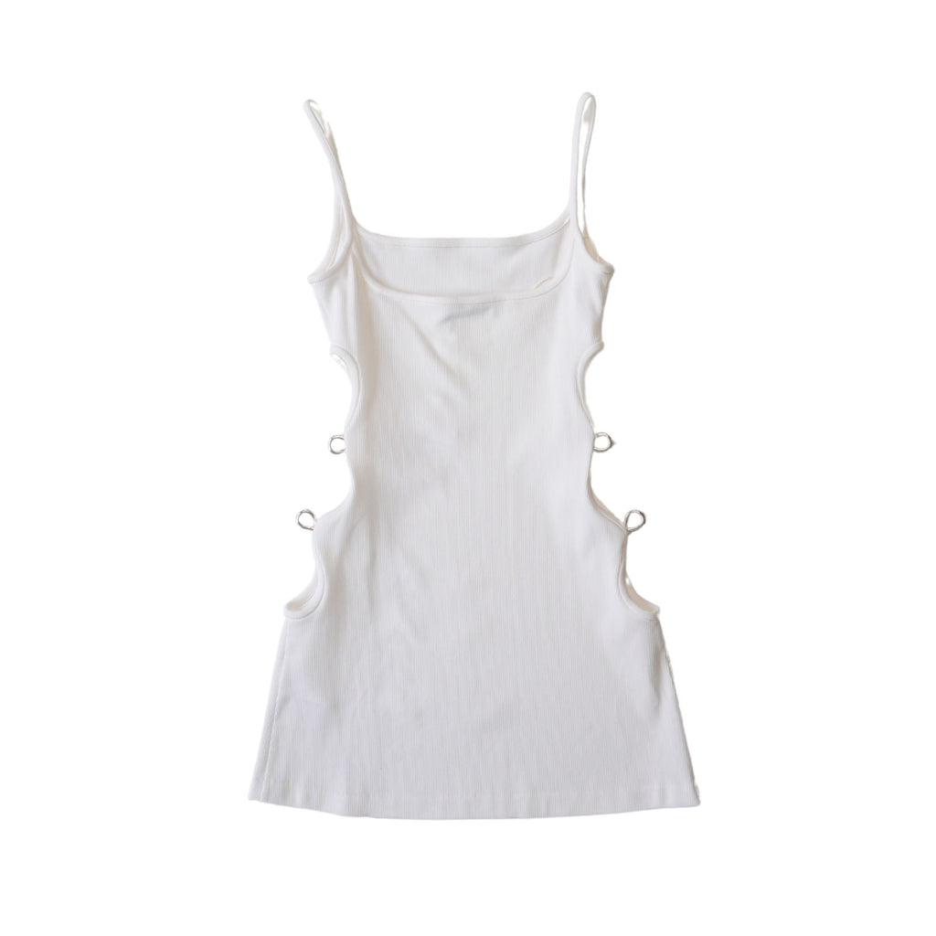 Mach & Mach 'Crystal Bow Cutout' Mini Dress - Women's 6 US