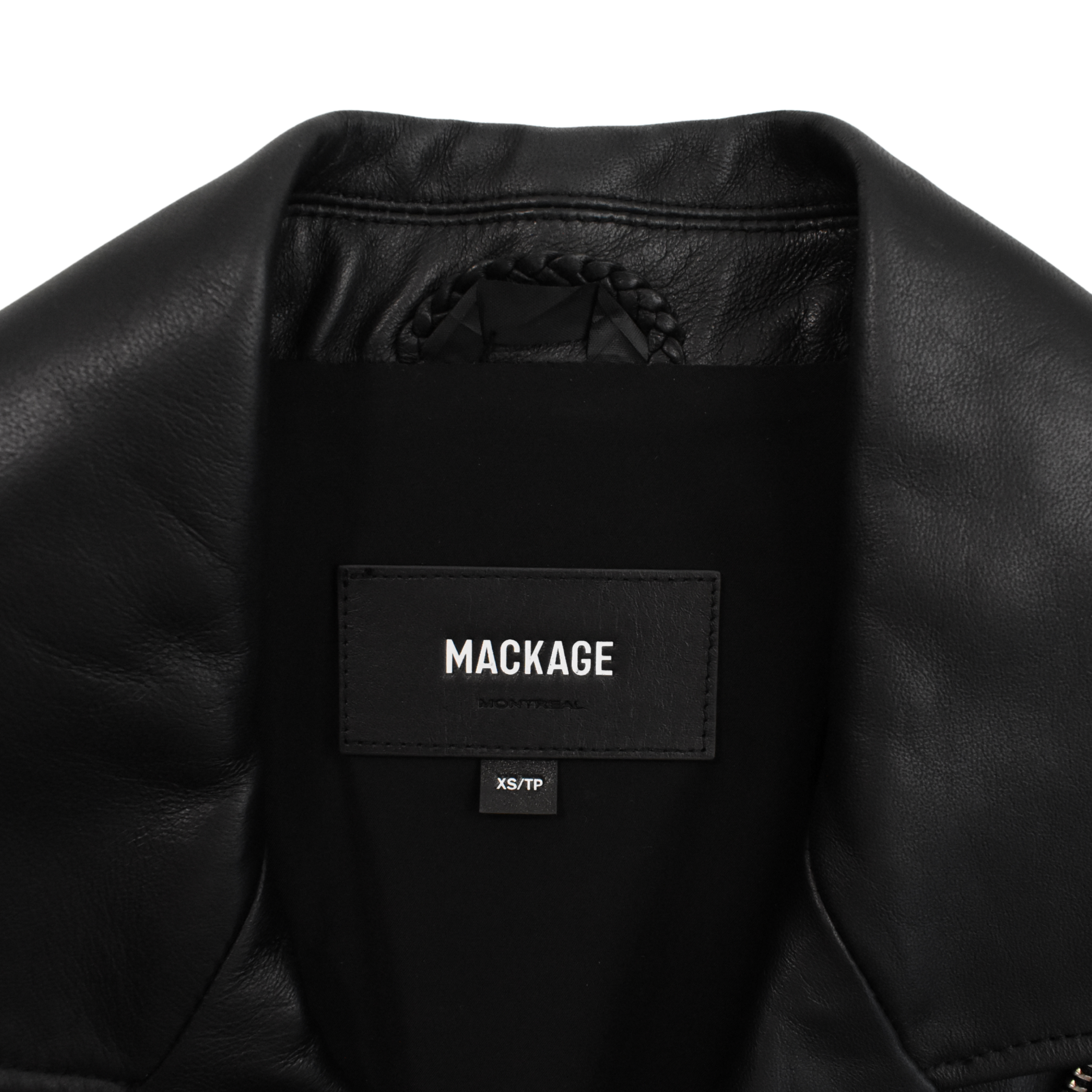 Mackage Peplum Leather Jacket - Women's XS