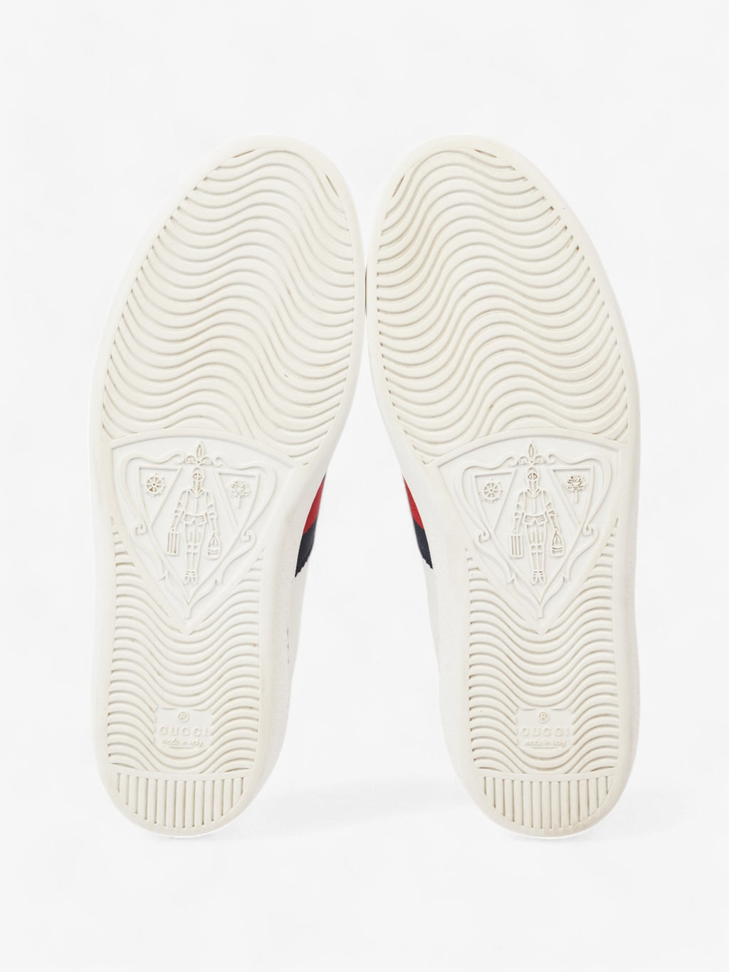 Gucci Ace Sneakers  White / Red / Blue Leather EU 43 UK 9