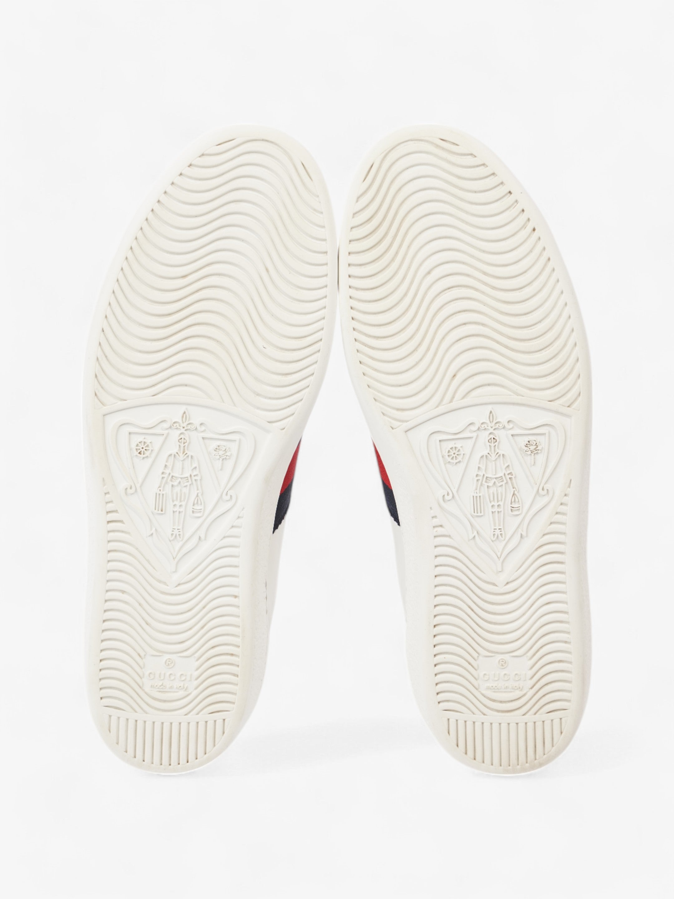 Gucci Ace Sneakers  White / Red / Blue Leather EU 43 UK 9
