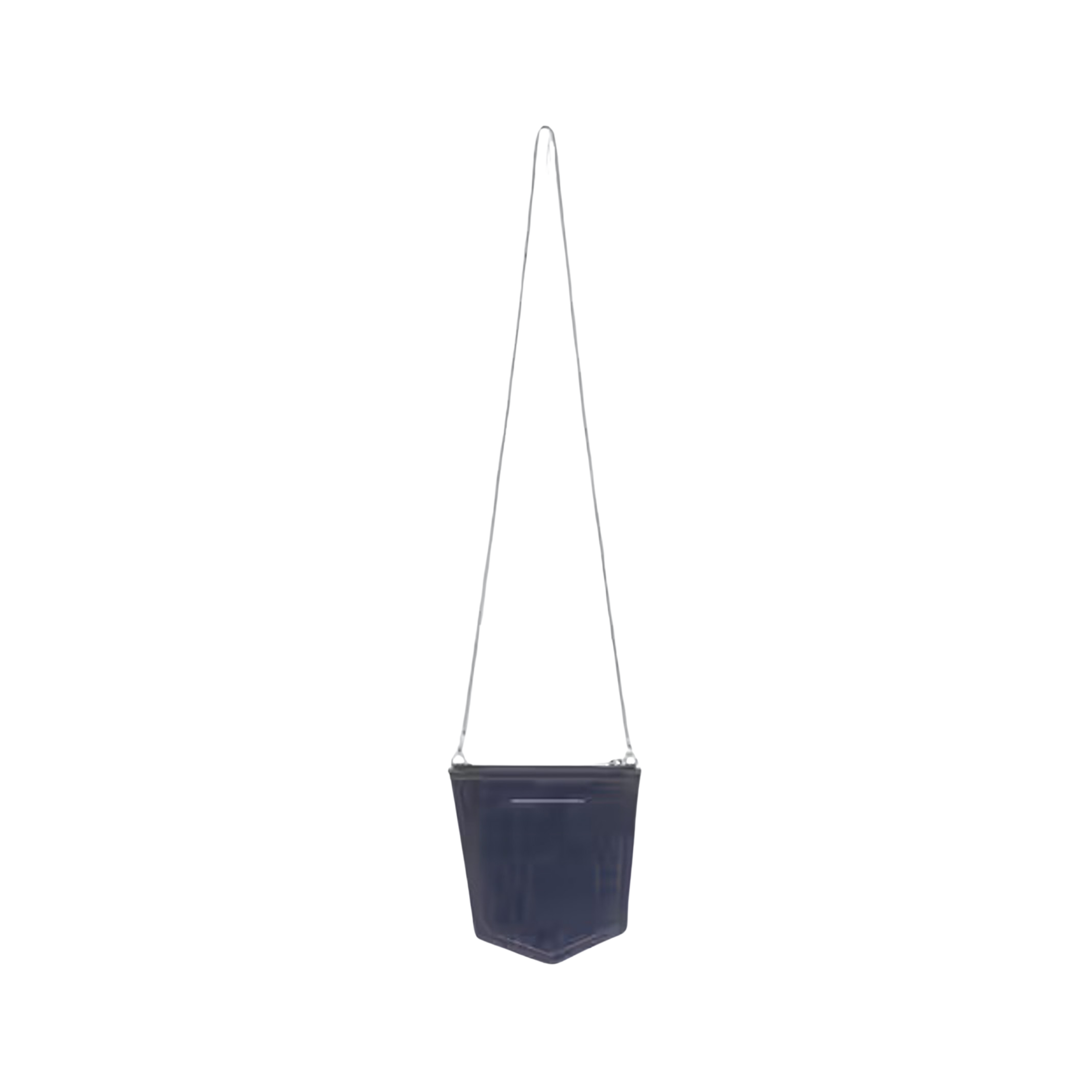 MM6 Denim Pocket Crossbody Chain Bag