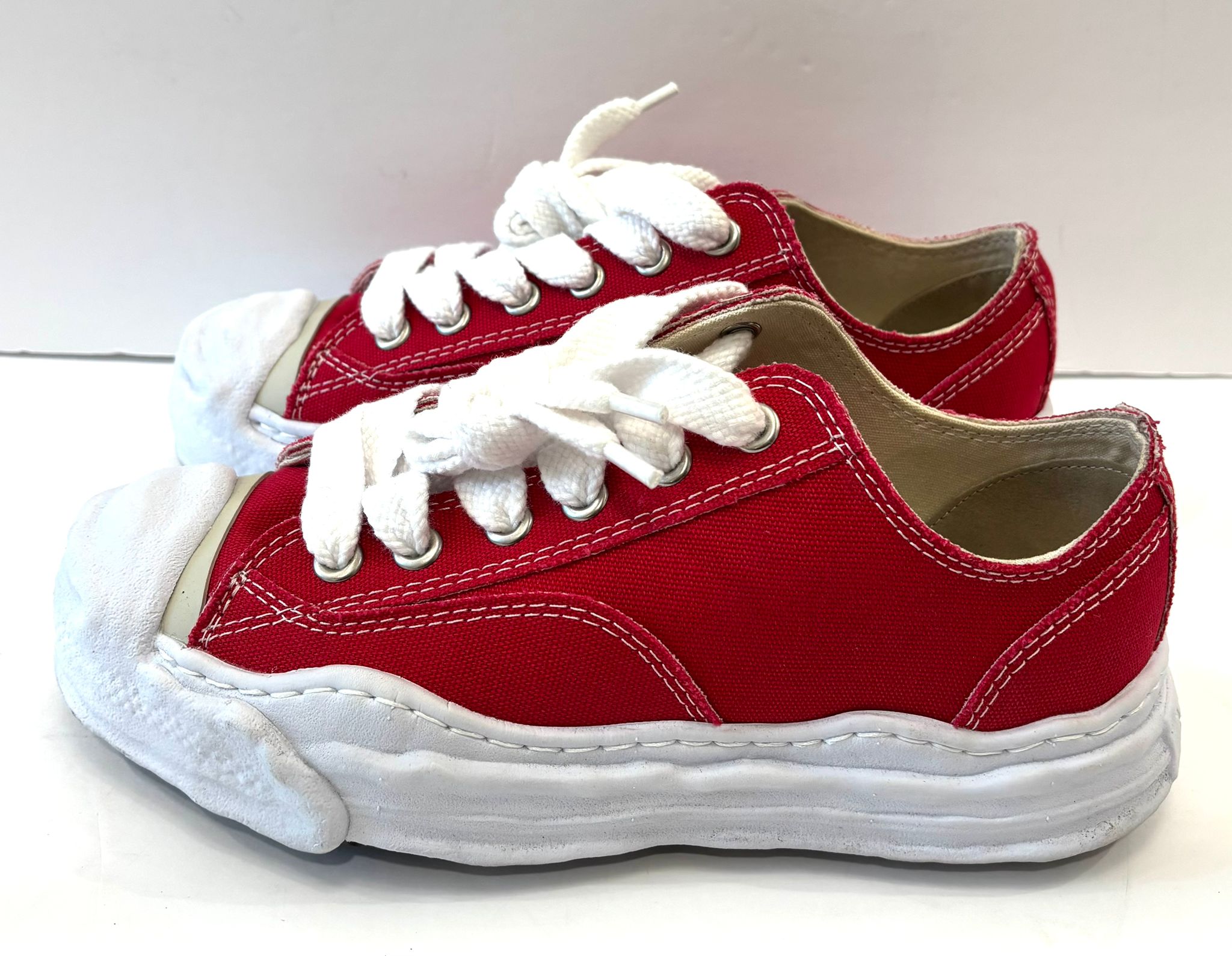 MAISON MIHARA YASUHIRO HANK CANVAS LOW-TOP SNEAKER