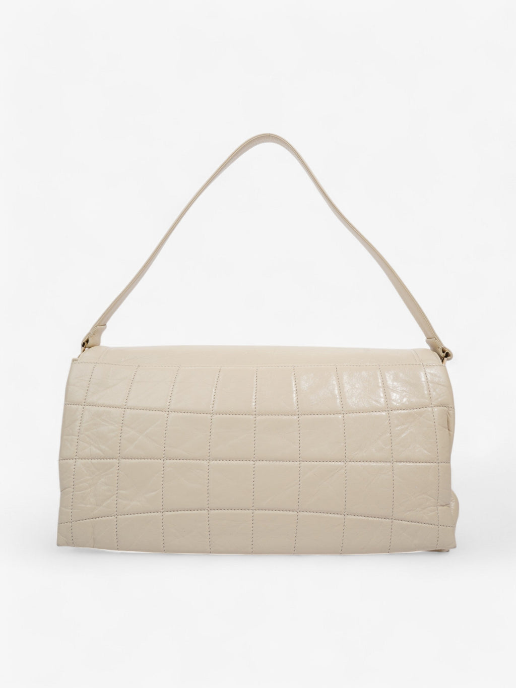 Chanel 2.55 Cream Lambskin Leather