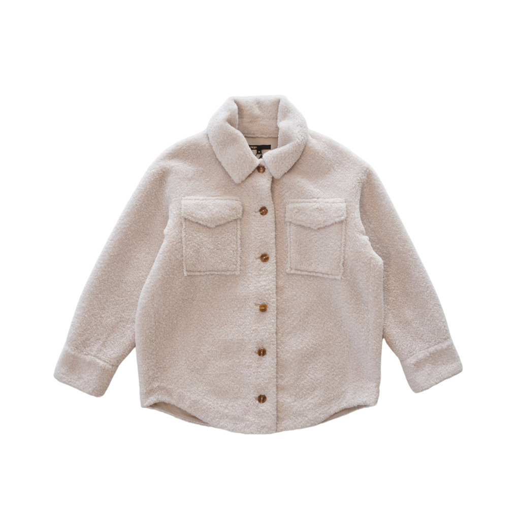 Maje Sherpa Shacket - Women's 36