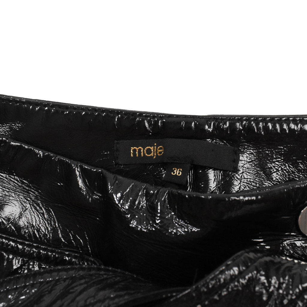 Maje Leather Skirt - Women's 36