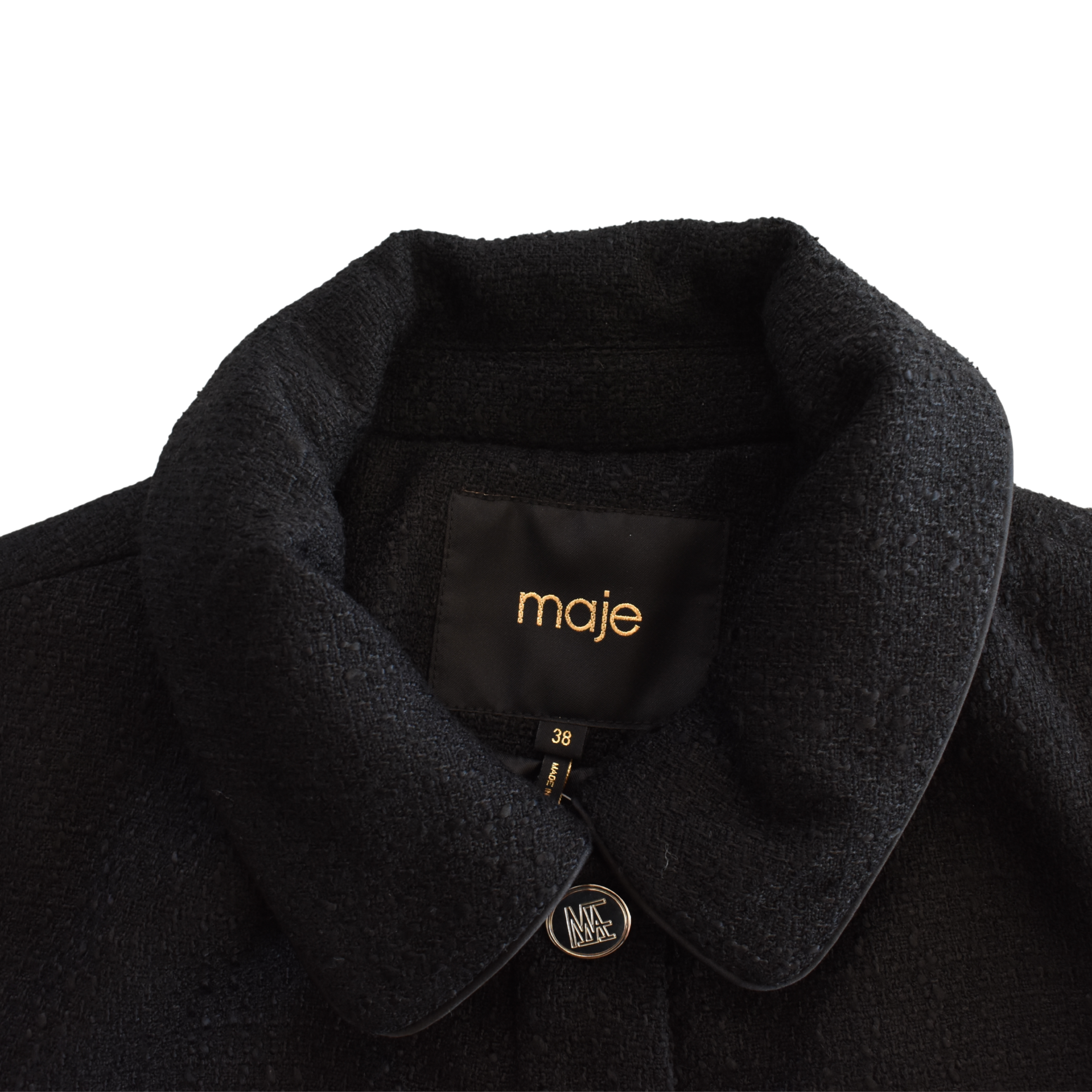 Maje Black Tweed Two Piece Set - Women's 38