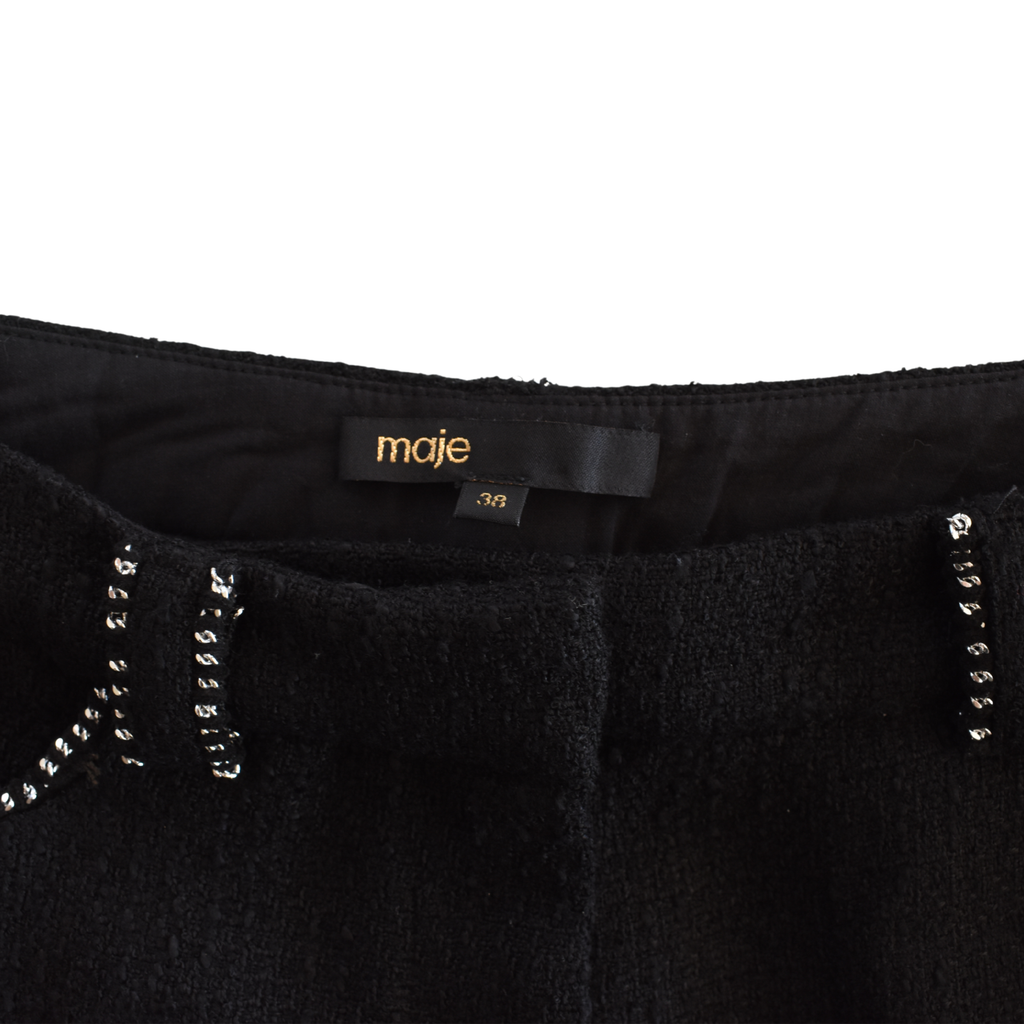 Maje Black Tweed Two Piece Set - Women's 38