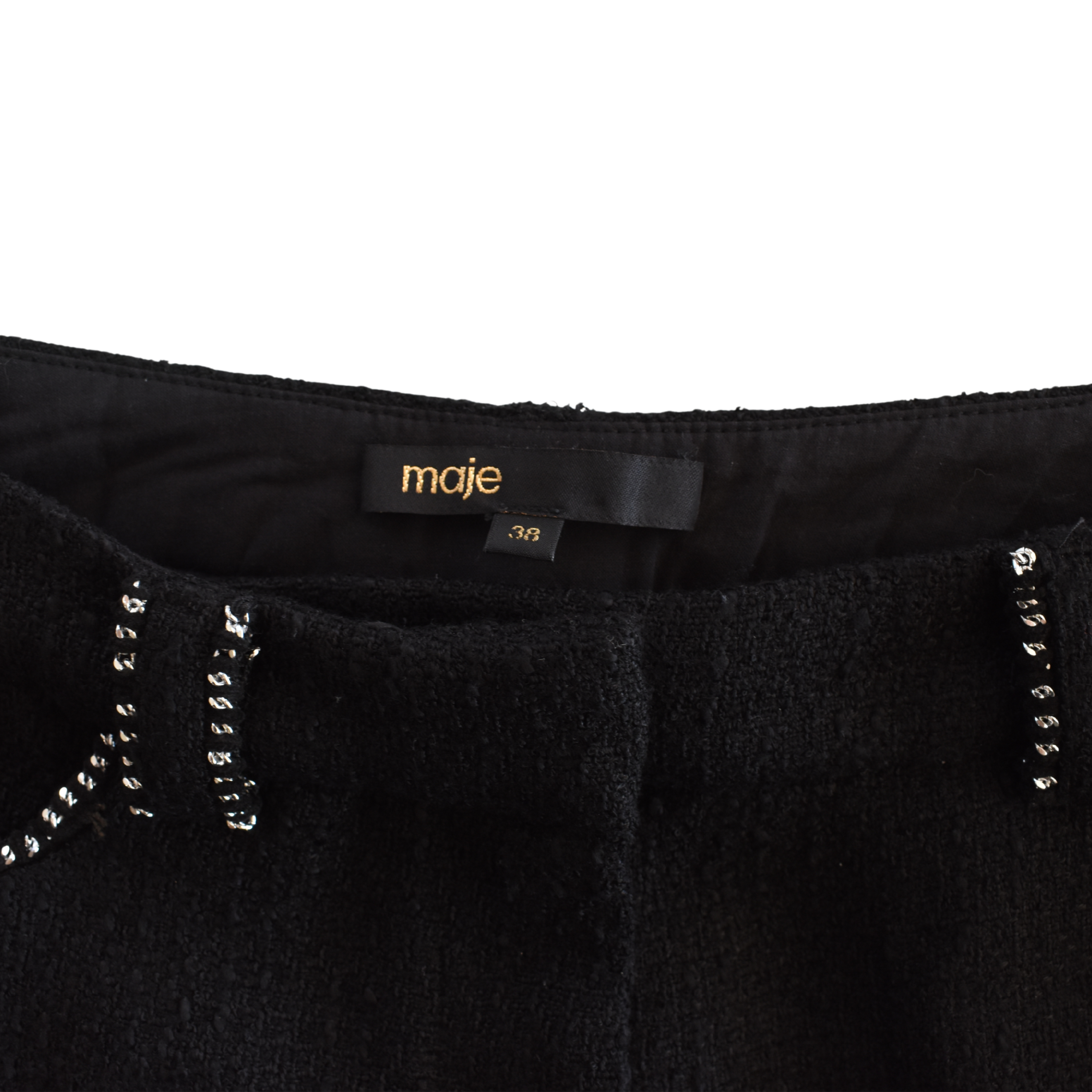 Maje Black Tweed Two Piece Set - Women's 38