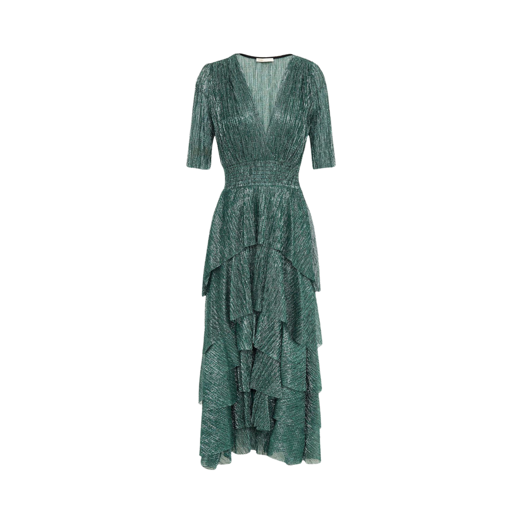 Maje Metallic Midi Dress - Women's 38