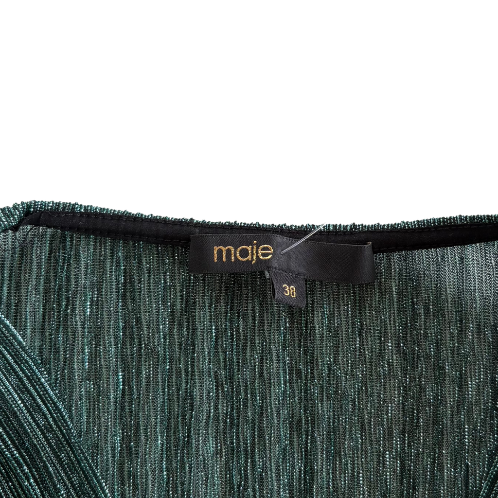 Maje Metallic Midi Dress - Women's 38