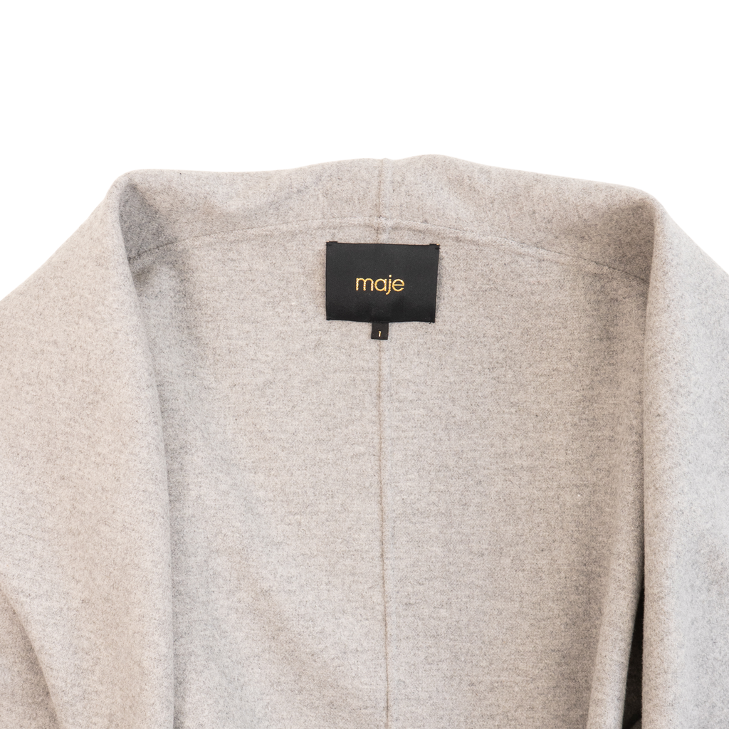 Maje Wool Trench Coat - Women's 1