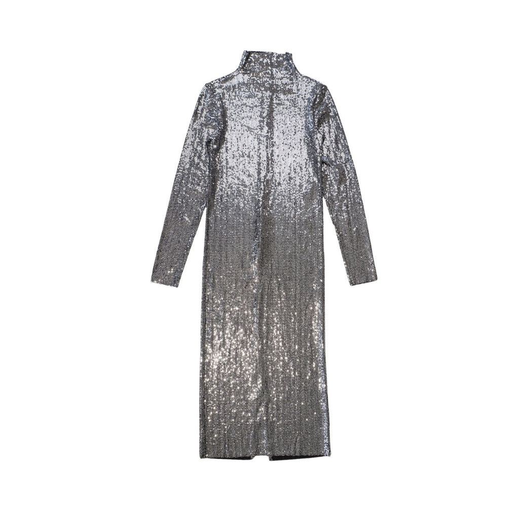 Maje Silver Maxi Dress - Women's 40