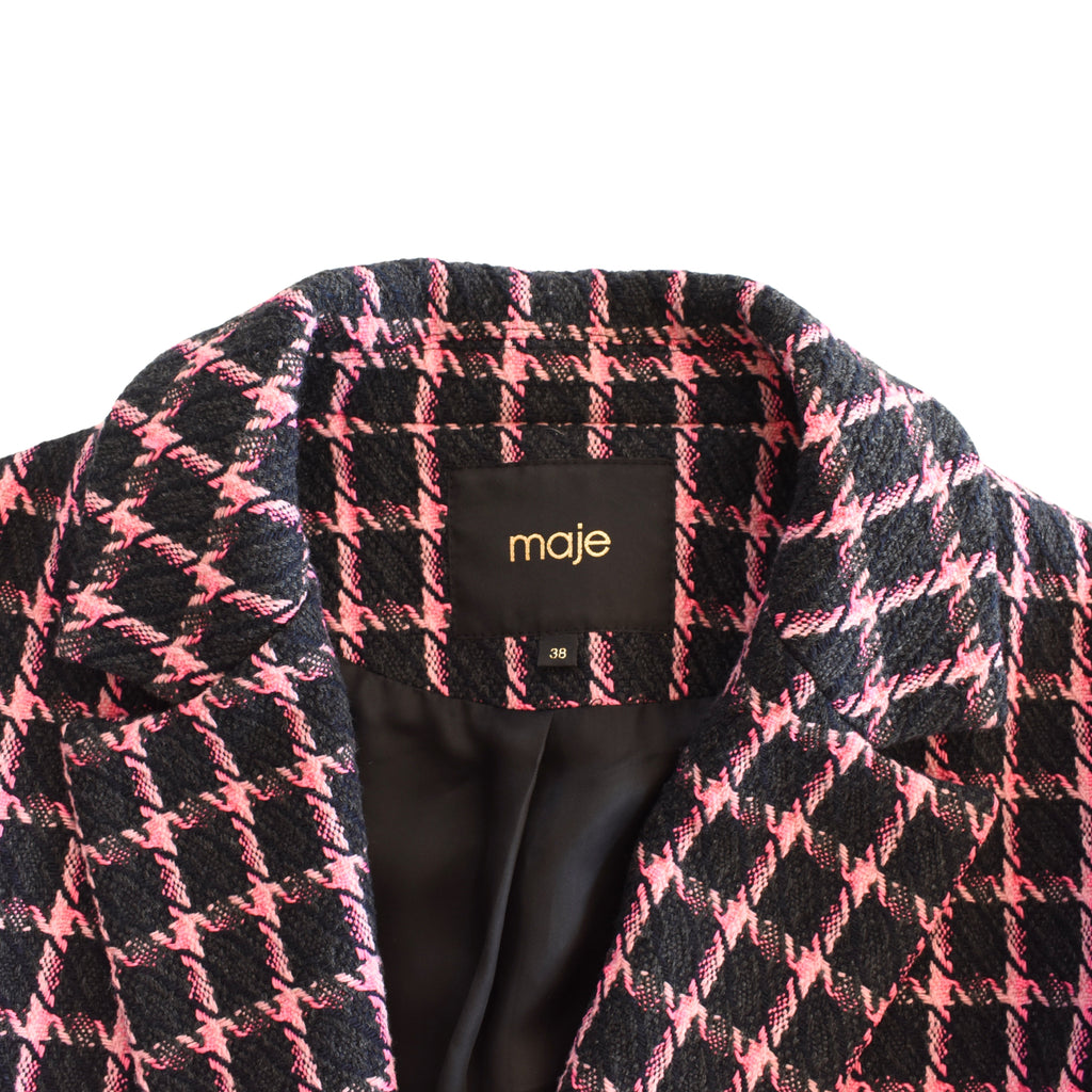 Maje Pink Tweed Two Piece Set - Women's M