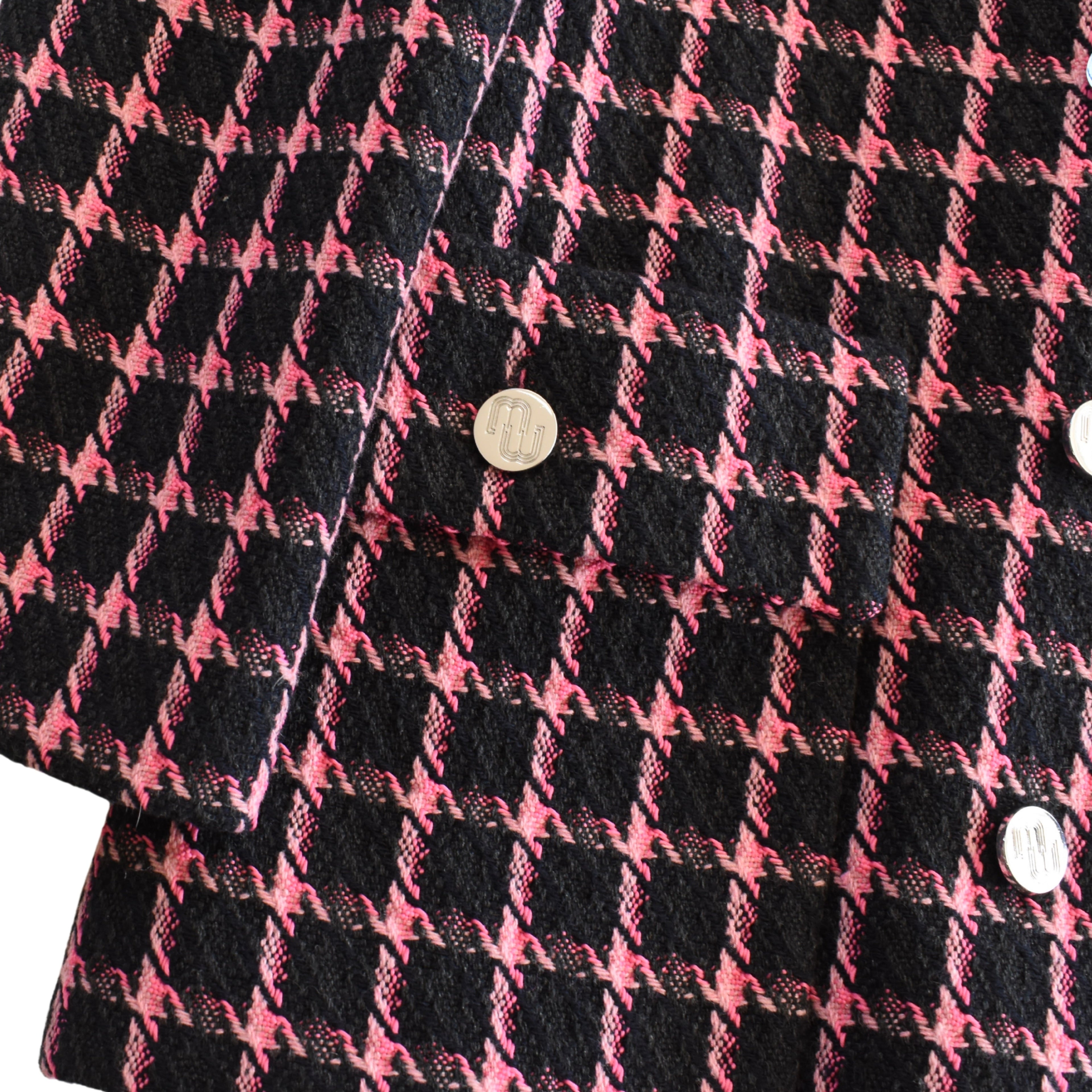 Maje Pink Tweed Two Piece Set - Women's M
