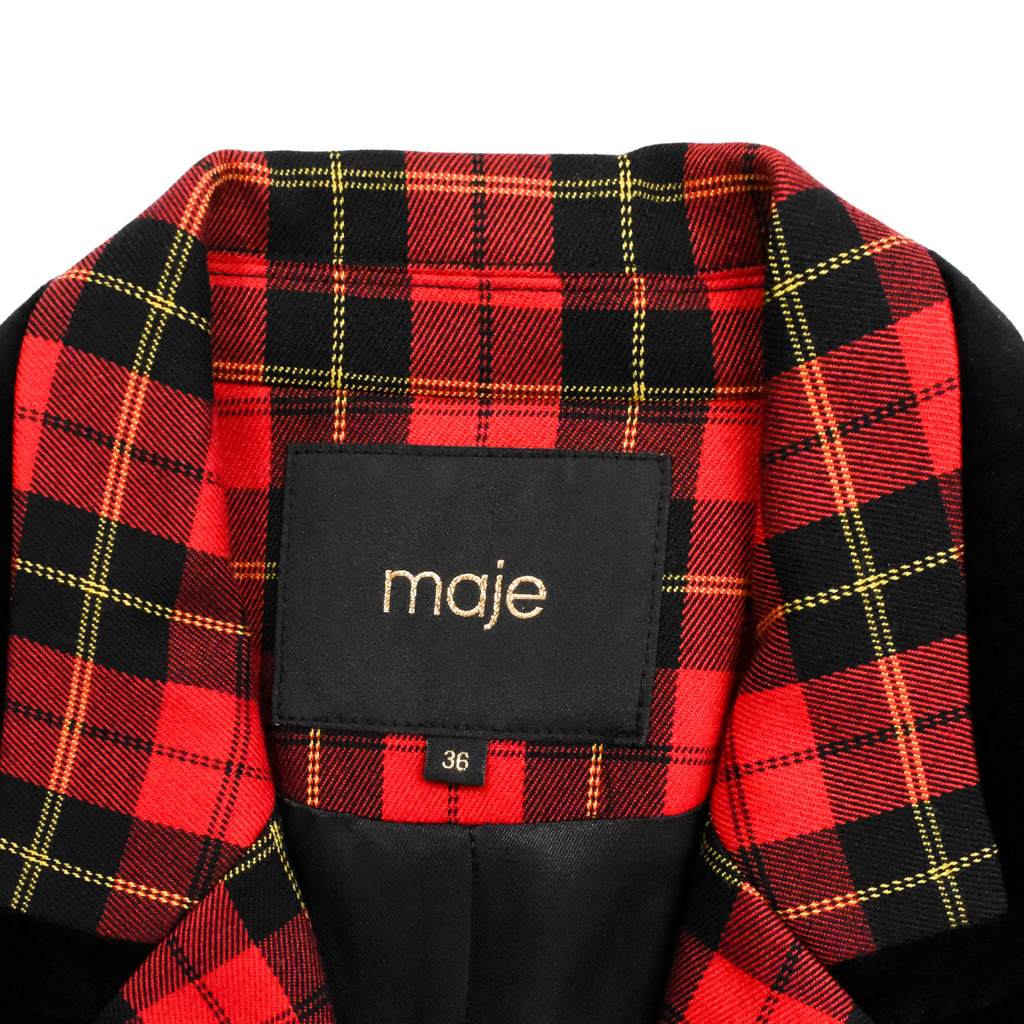Maje Plaid Suit Set - Women's 36/38