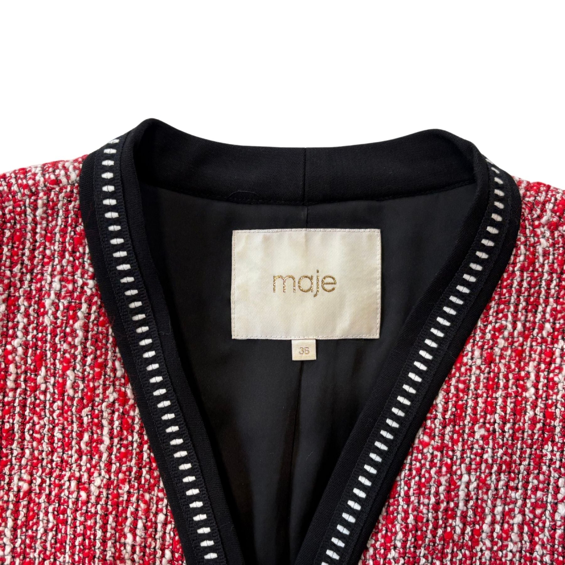 Maje Tweed Jacket - Women's 36