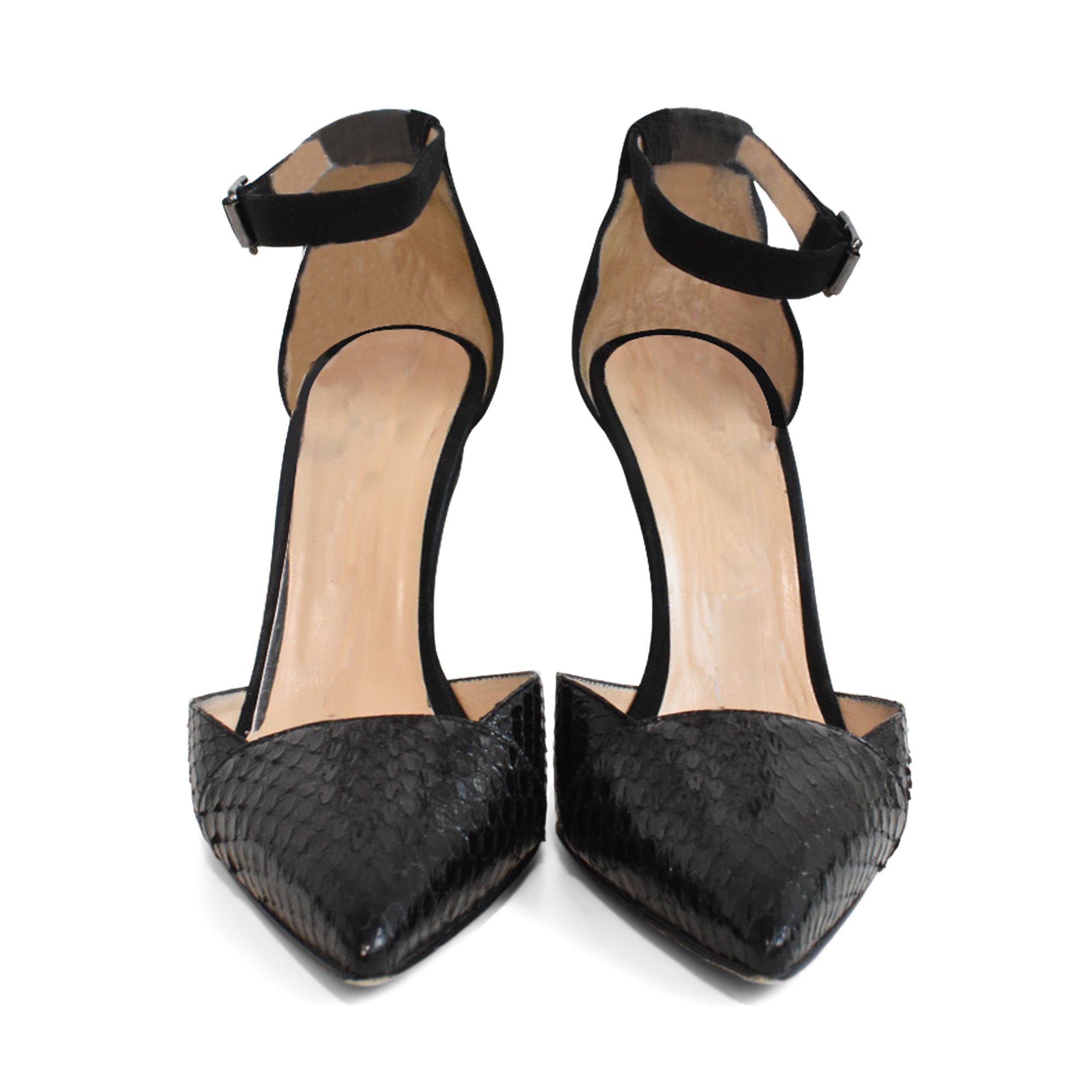 Manolo Blahnik Snakeskin Heels - Women's 40