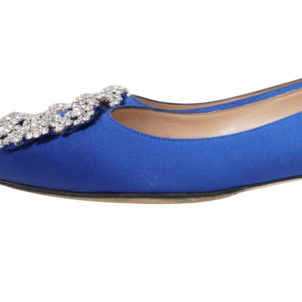 Manolo Blahnik 'Hangisi' Flats - Women's 36.5