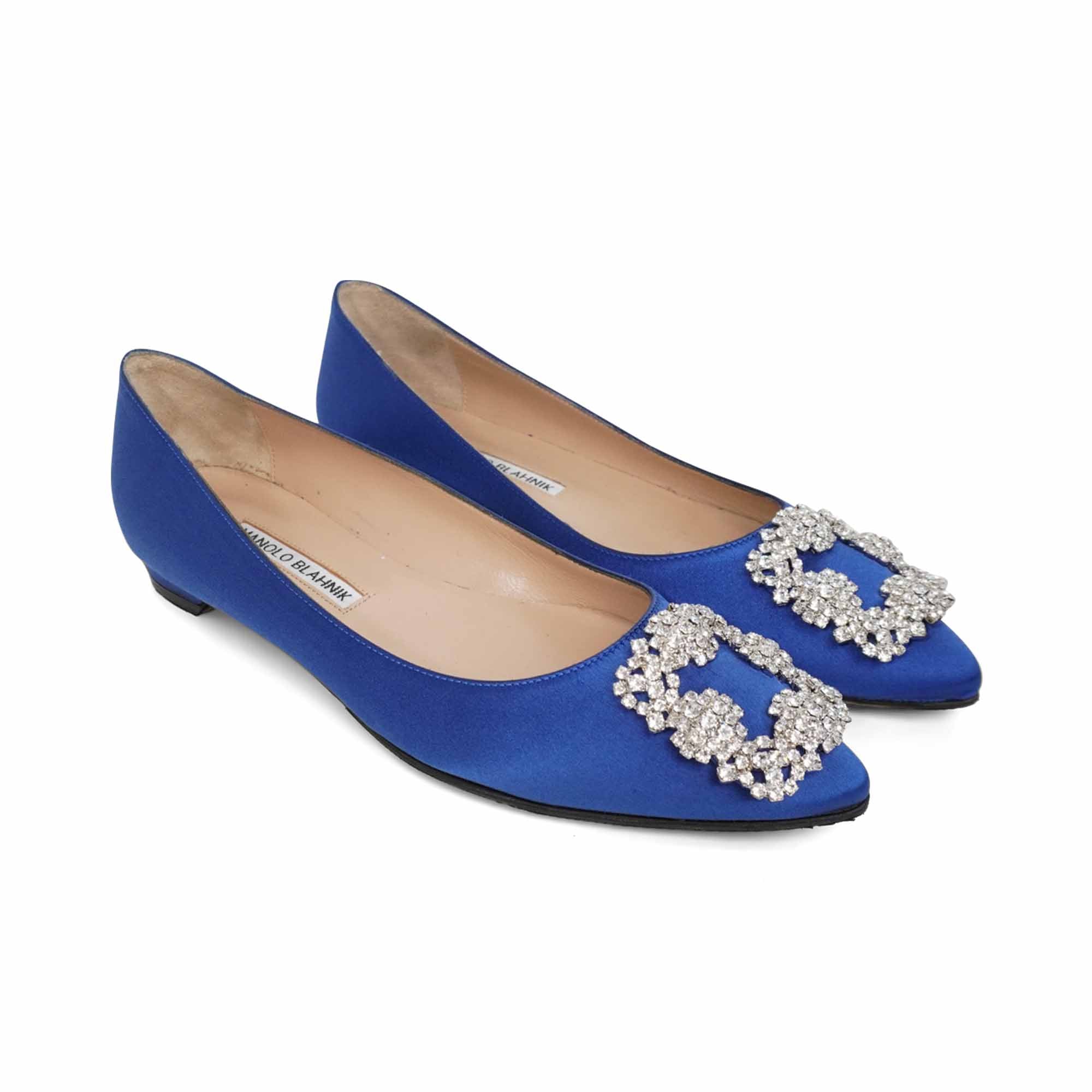 Manolo Blahnik 'Hangisi' Flats - Women's 36.5