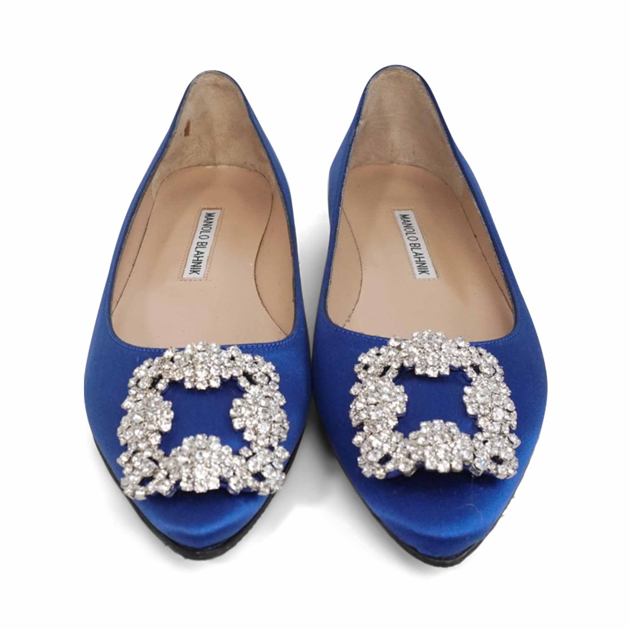 Manolo Blahnik 'Hangisi' Flats - Women's 36.5