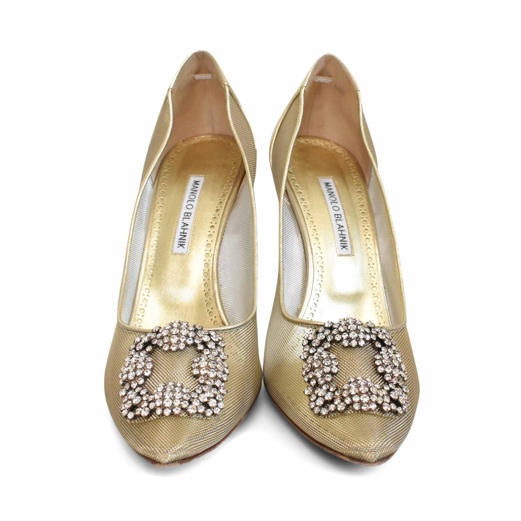 Manolo Blahnik 'Hangisi' Pumps - Women's 40