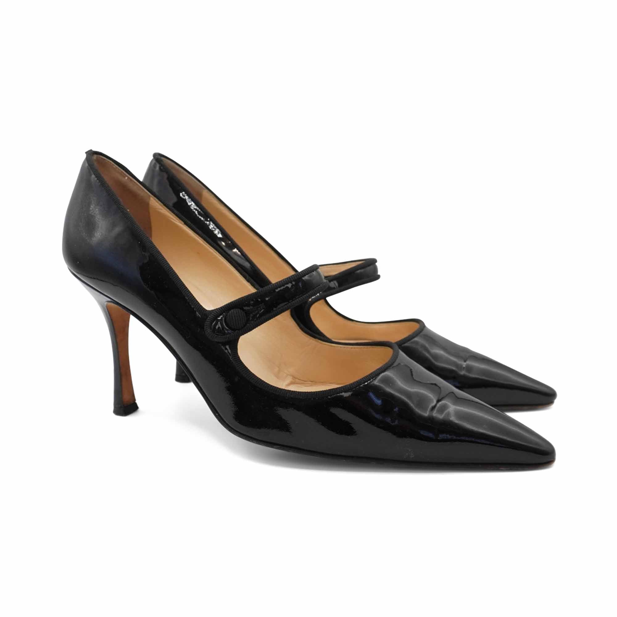 Manolo Blahnik 'Campari' Heels - Women's 39.5
