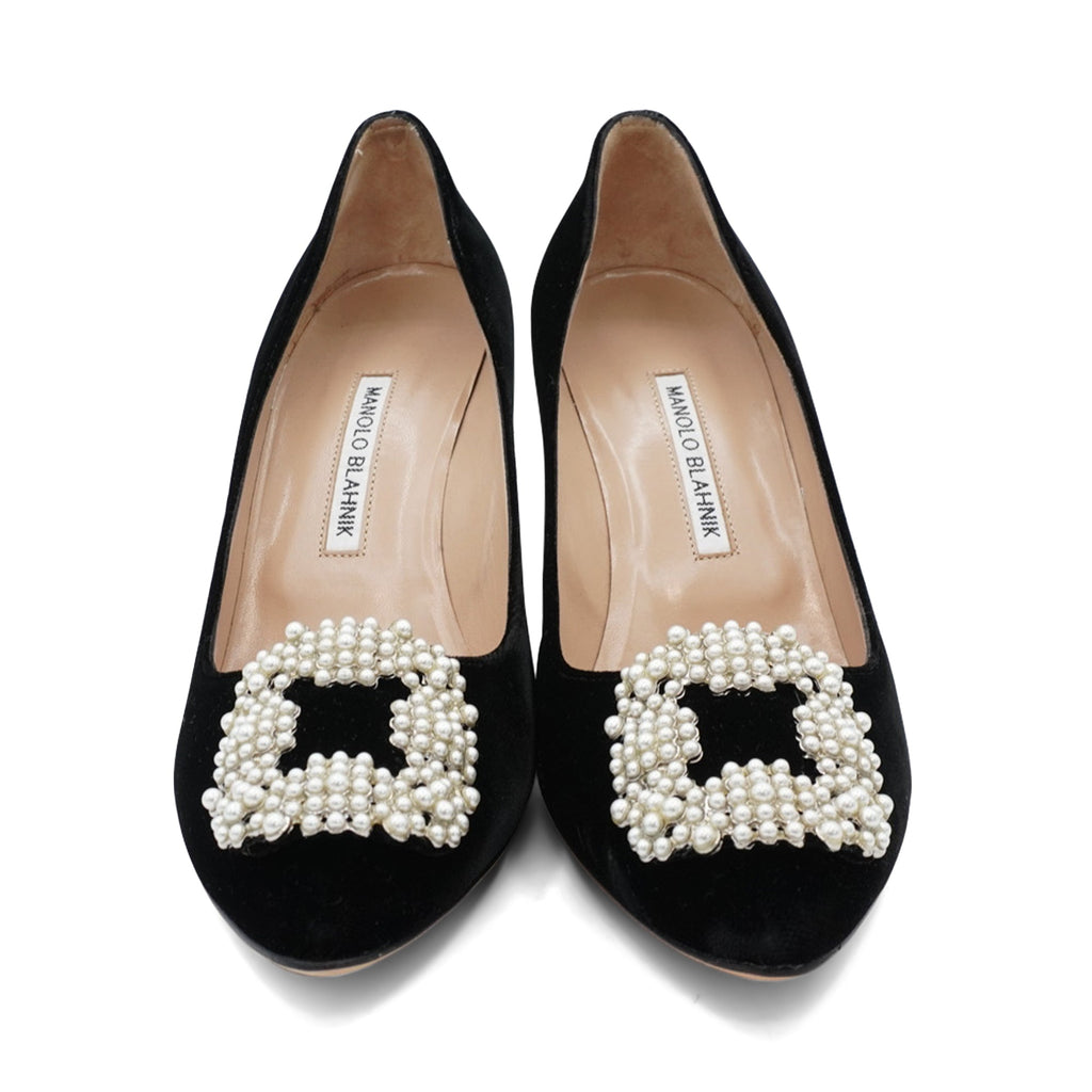 Manolo Blahnik 'Hangisi' Pumps - Women's 39.5