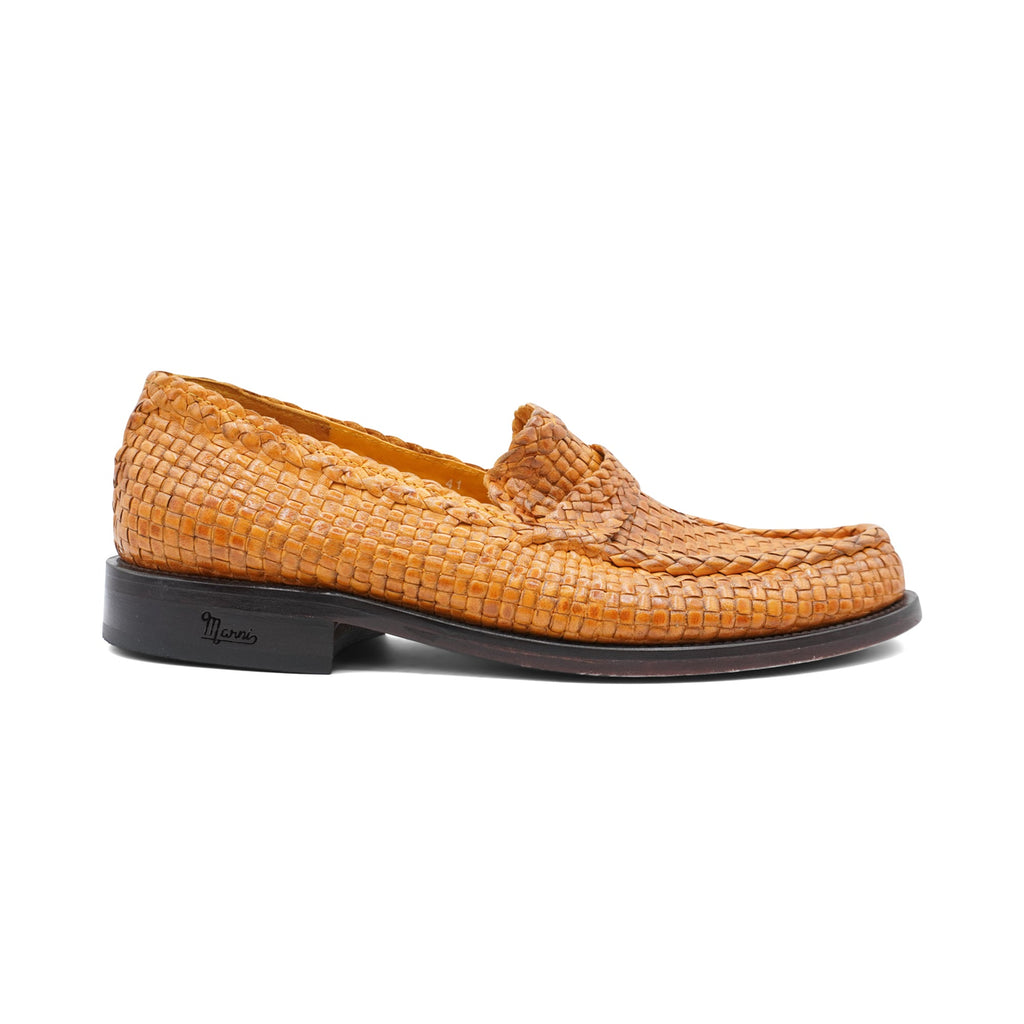 Marni Woven Penny Loafers - Men's 41