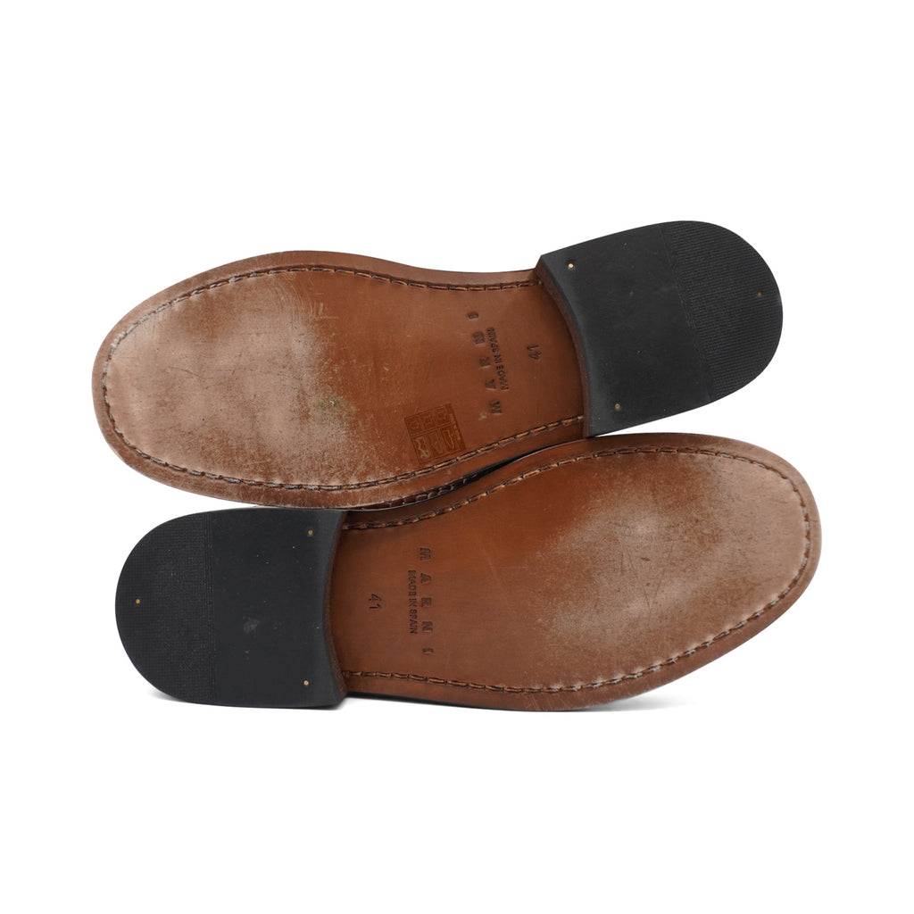Marni Woven Penny Loafers - Men's 41
