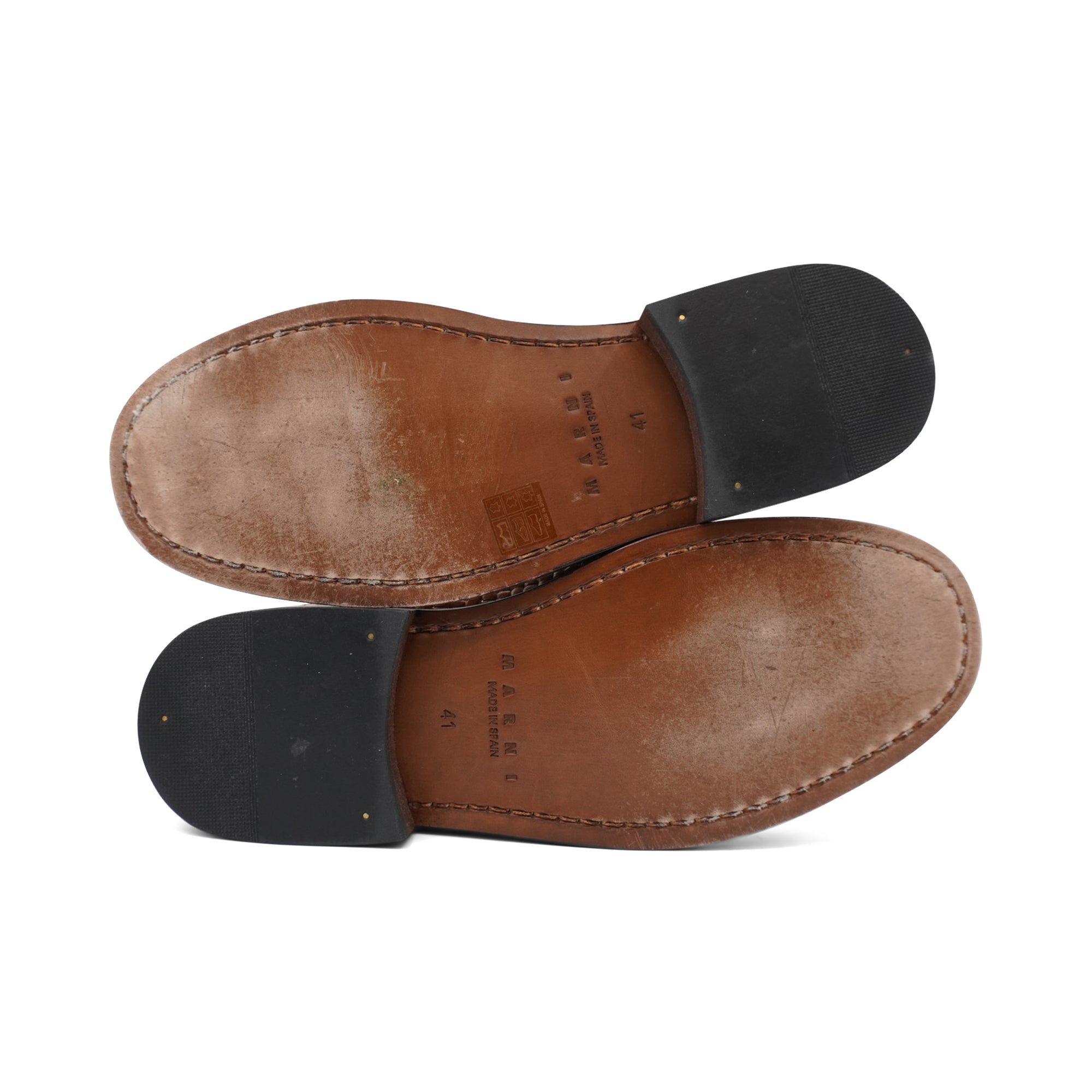 Marni Woven Penny Loafers - Men's 41