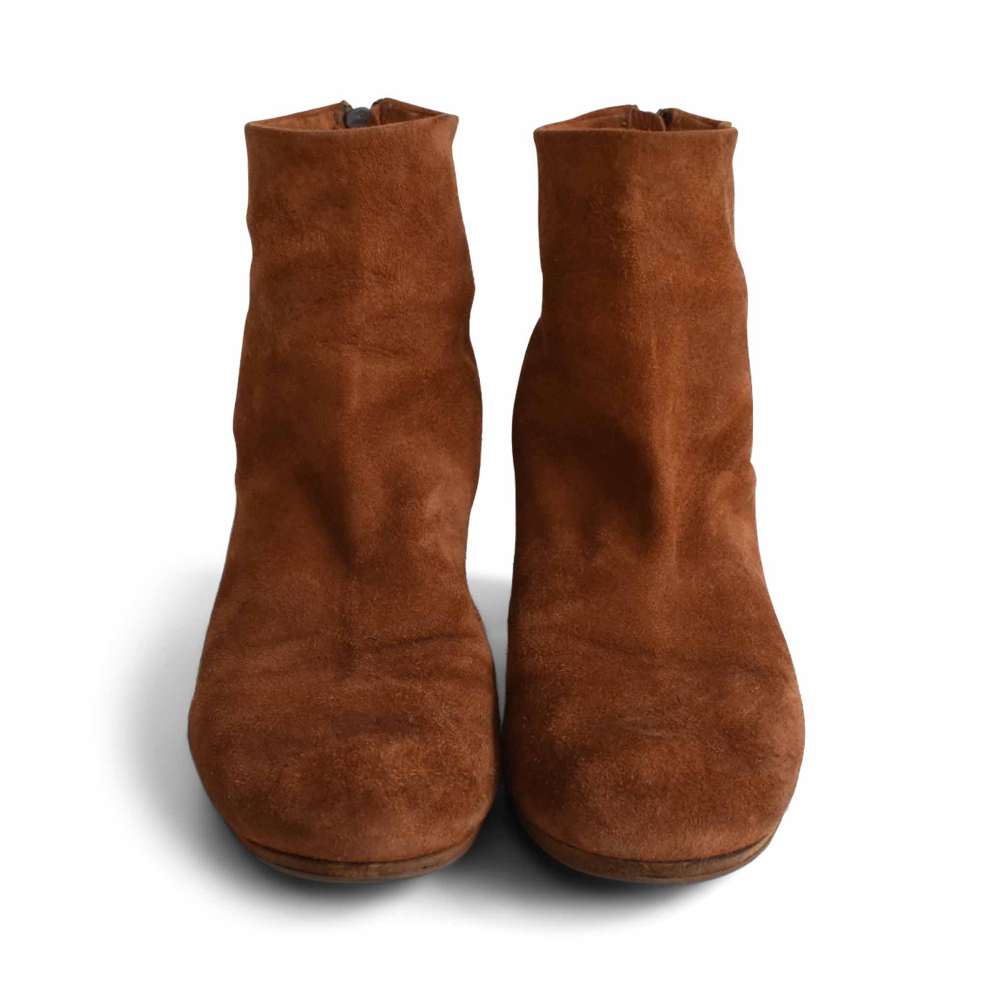 Marsell Suede Ankle Boots - Women's 38