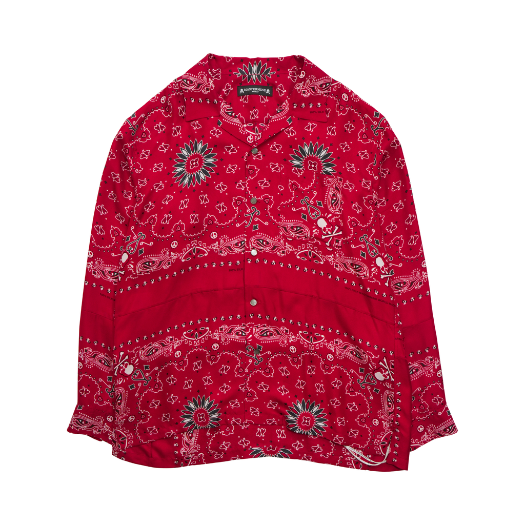 Mastermind World 'Bandana' Silk Shirt - Men's M