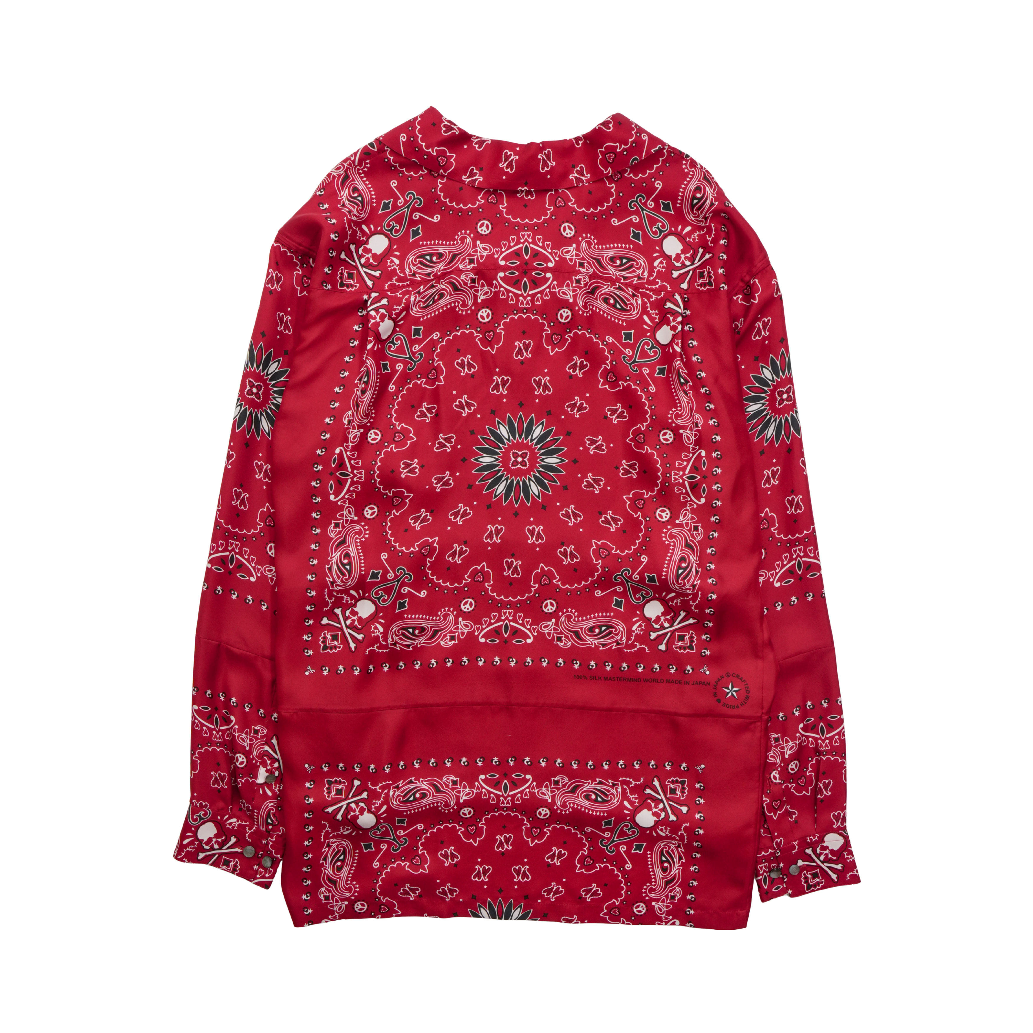 Mastermind World 'Bandana' Silk Shirt - Men's M