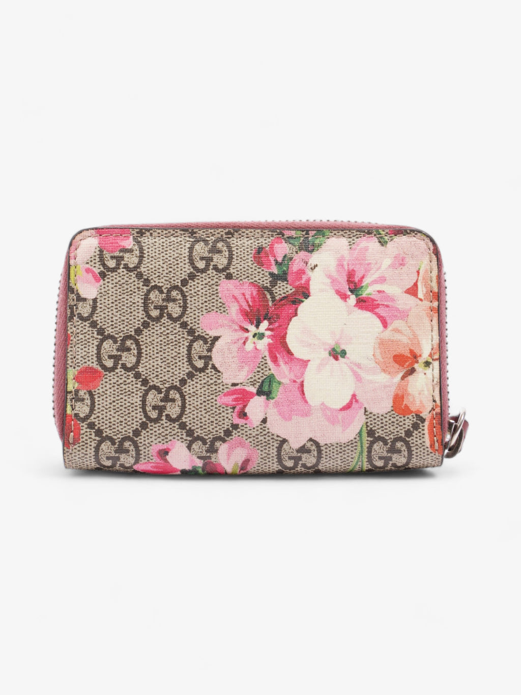 Gucci Blooms Zip Around  Case Wallet GG Supreme Canvas