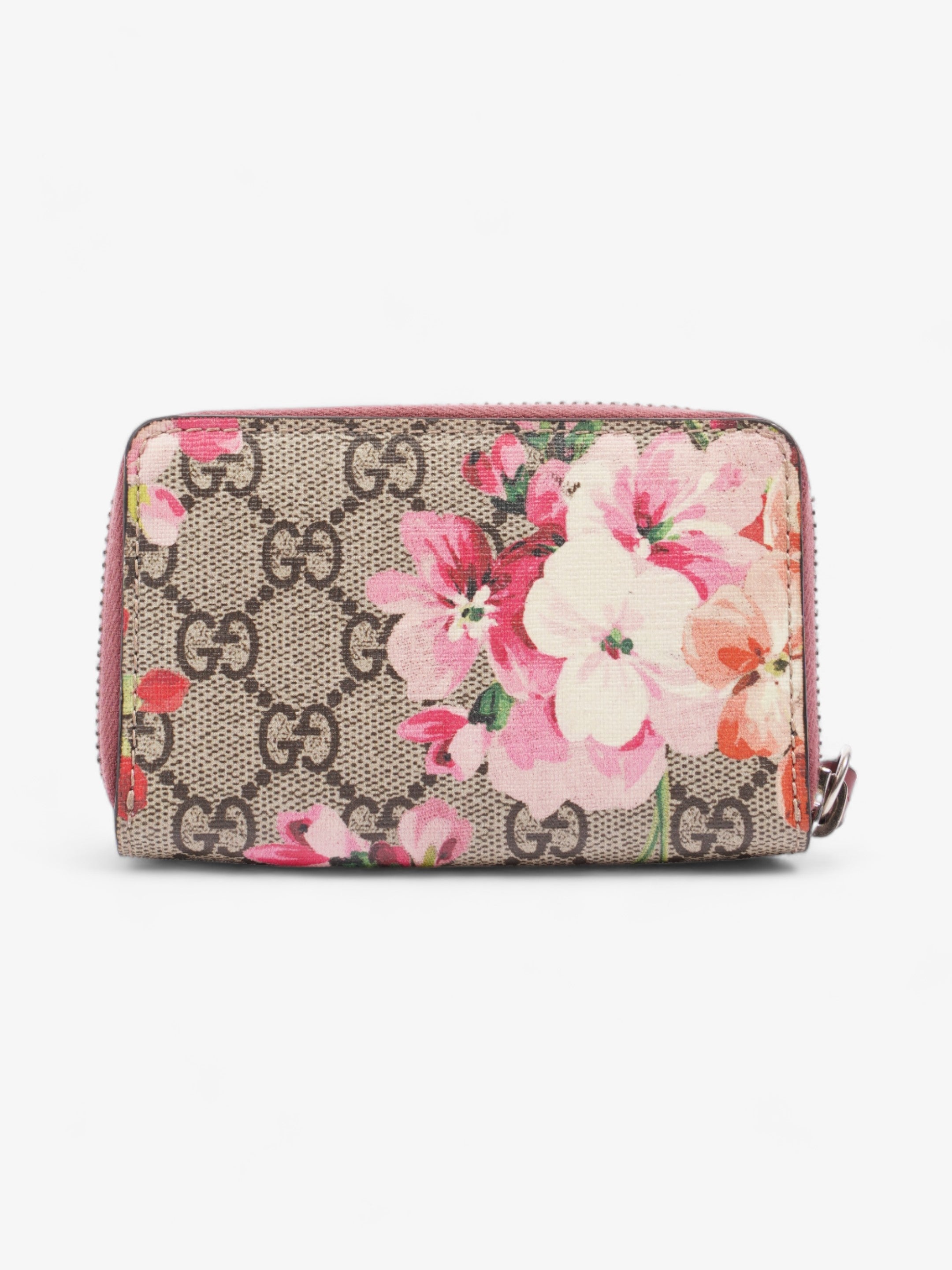 Gucci Blooms Zip Around  Case Wallet GG Supreme Canvas
