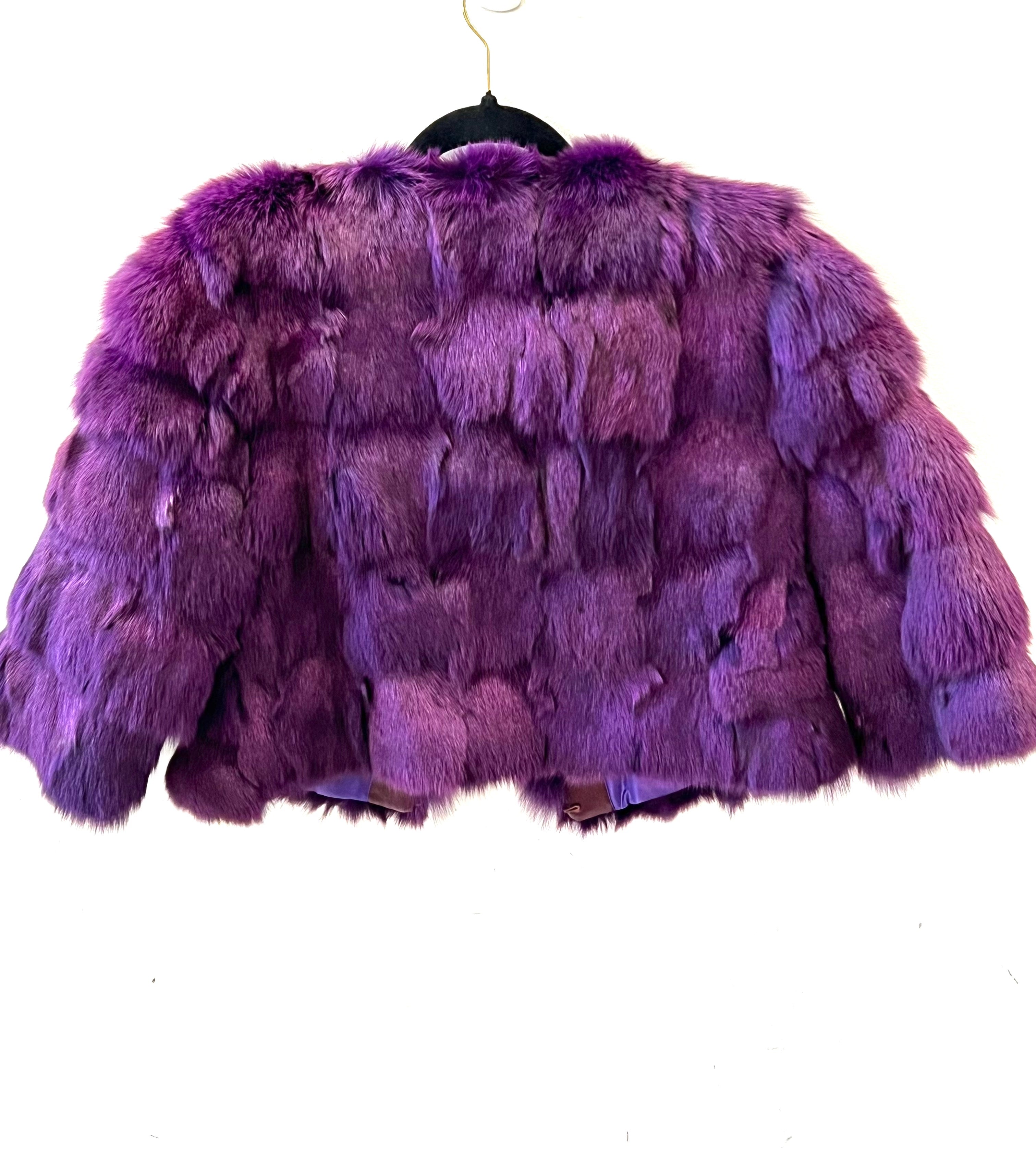 MAX MARA FAUX FUR JACKET
