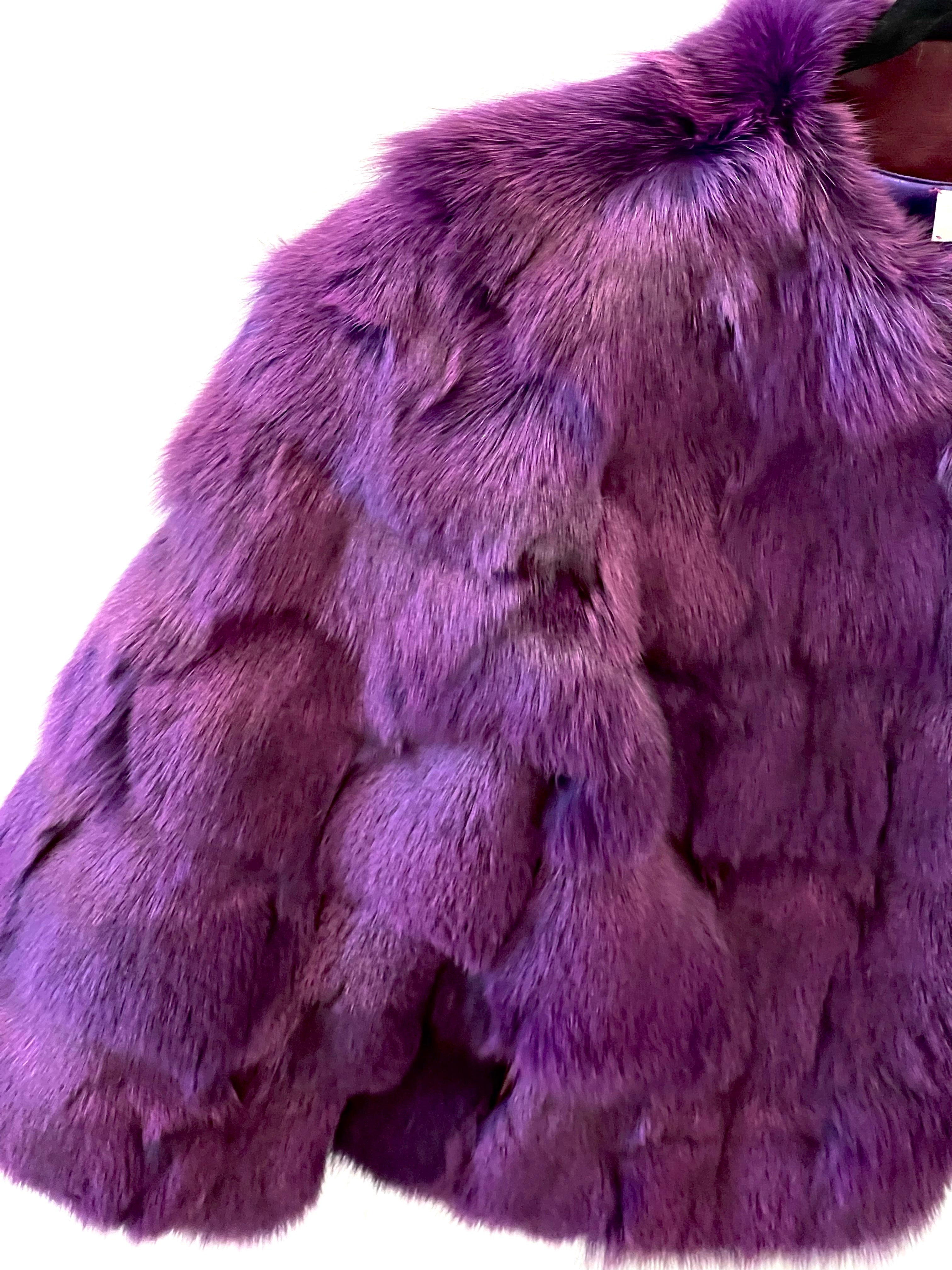 MAX MARA FAUX FUR JACKET