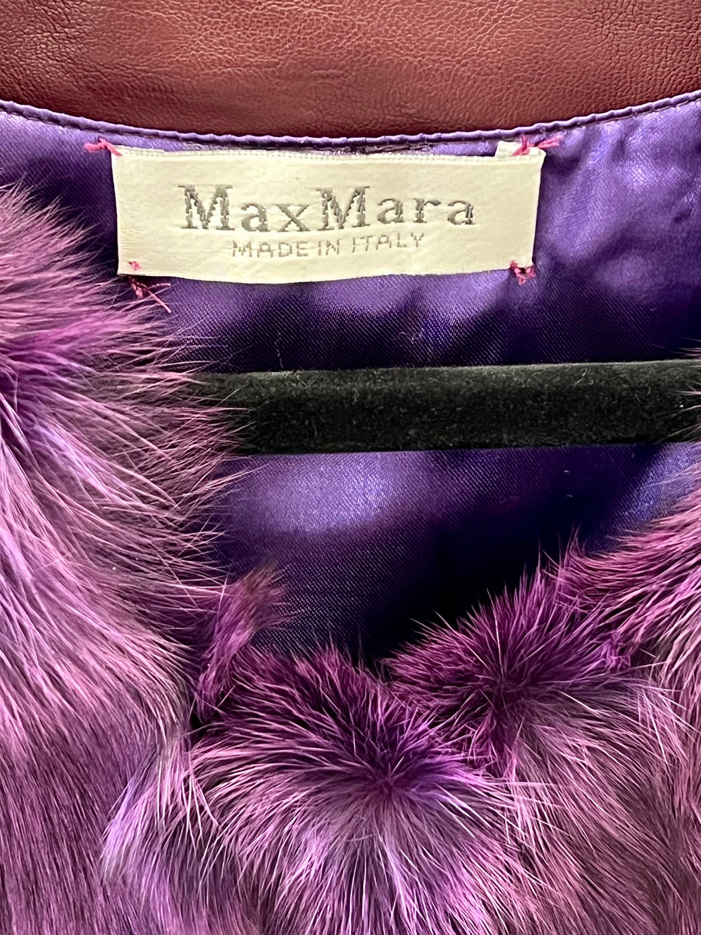 MAX MARA FAUX FUR JACKET
