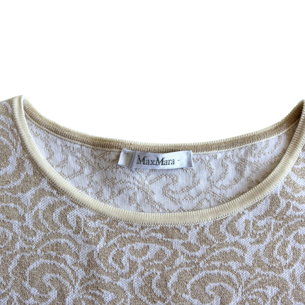 Max Mara Jacquard Dress - Women's S