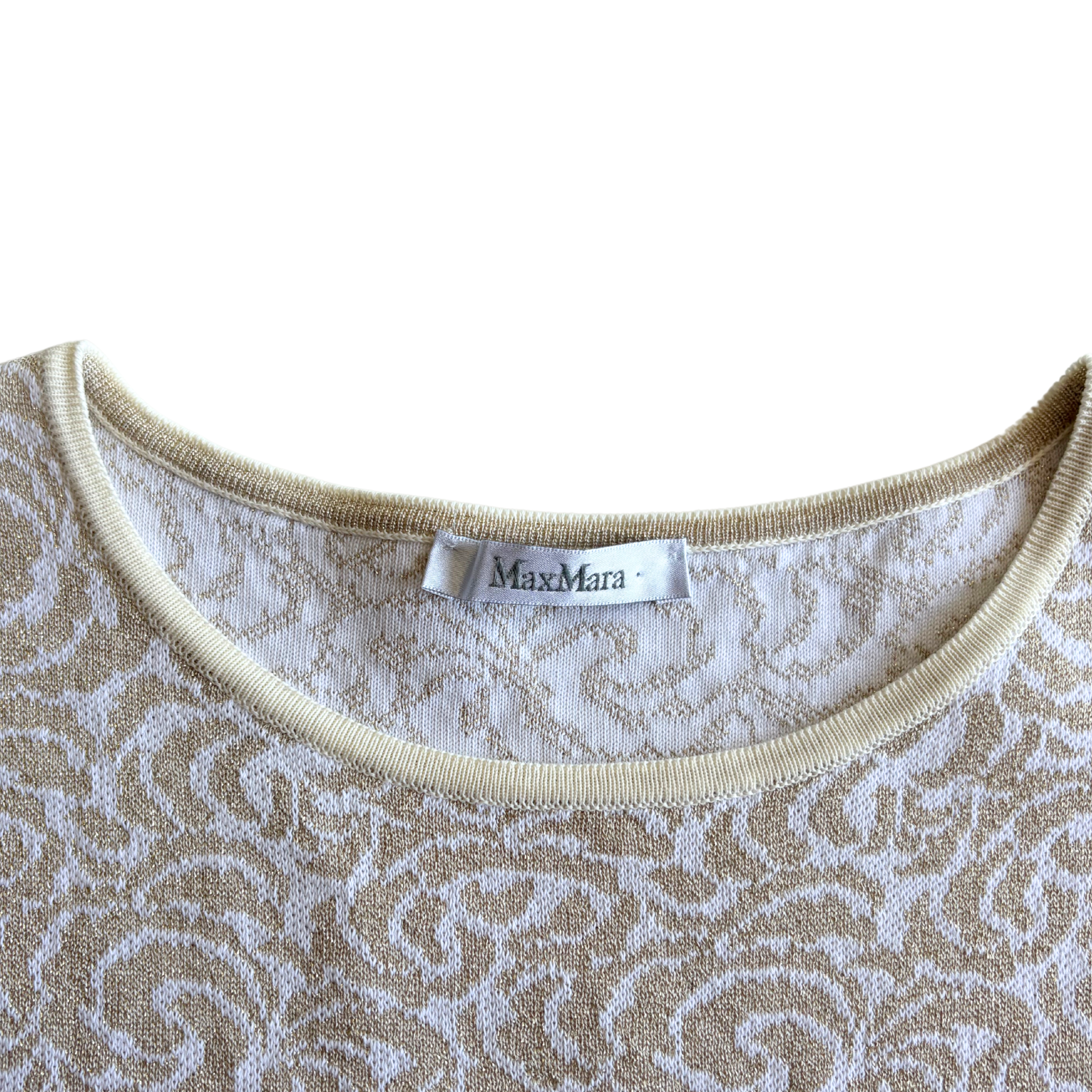 Max Mara Jacquard Dress - Women's S