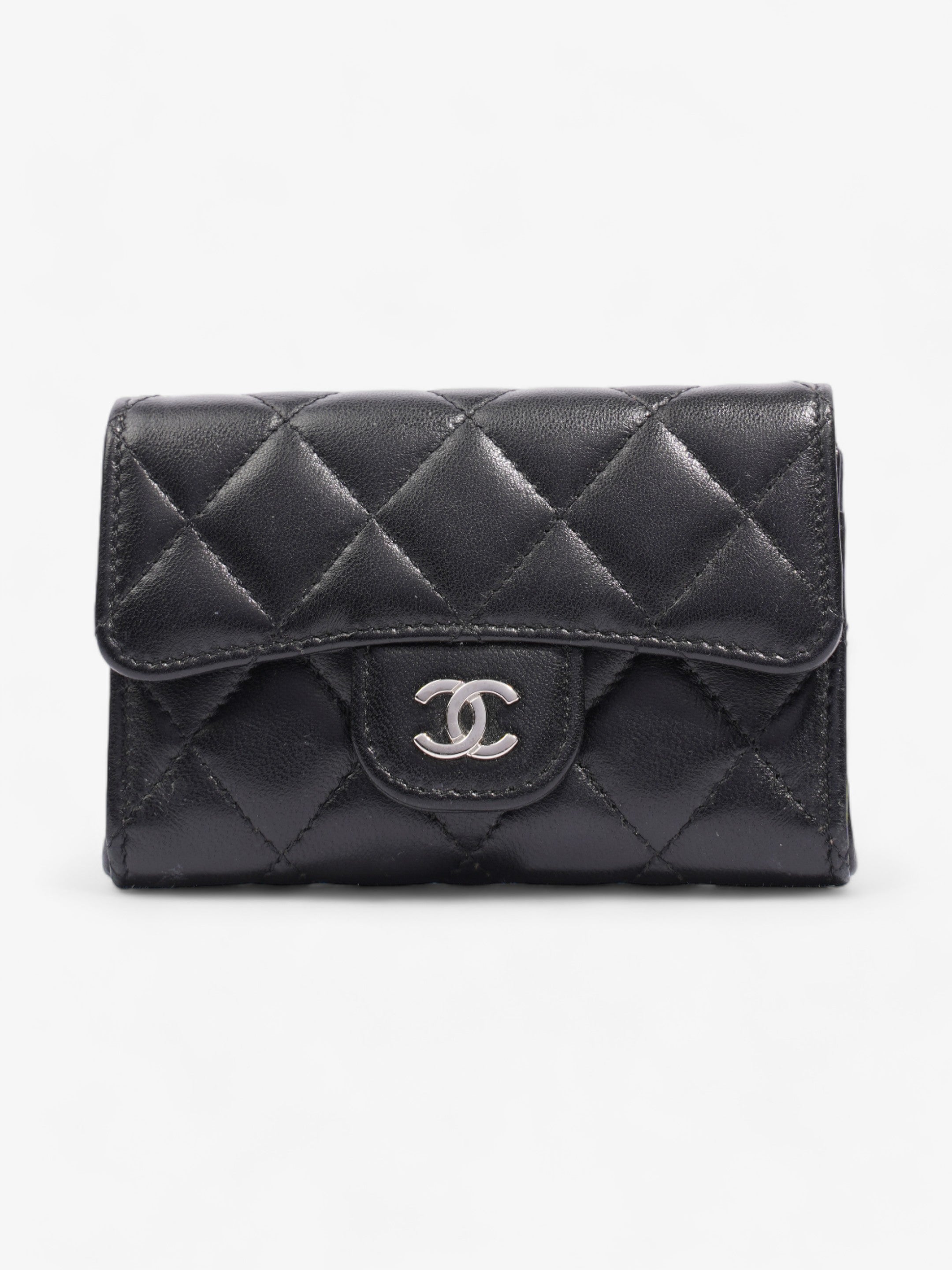 Chanel Classical  Holder Black Lambskin Leather