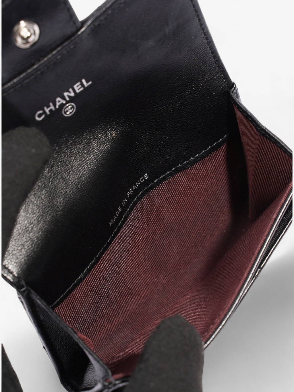 Chanel Classical  Holder Black Lambskin Leather