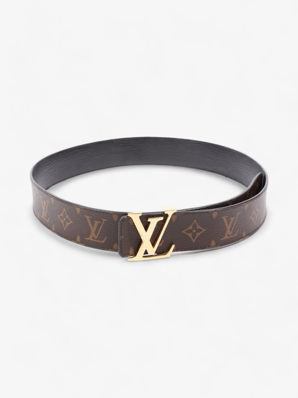 Louis Vuitton LV Reversible Belt Monogram / Black Coated Canvas 90cm 36"