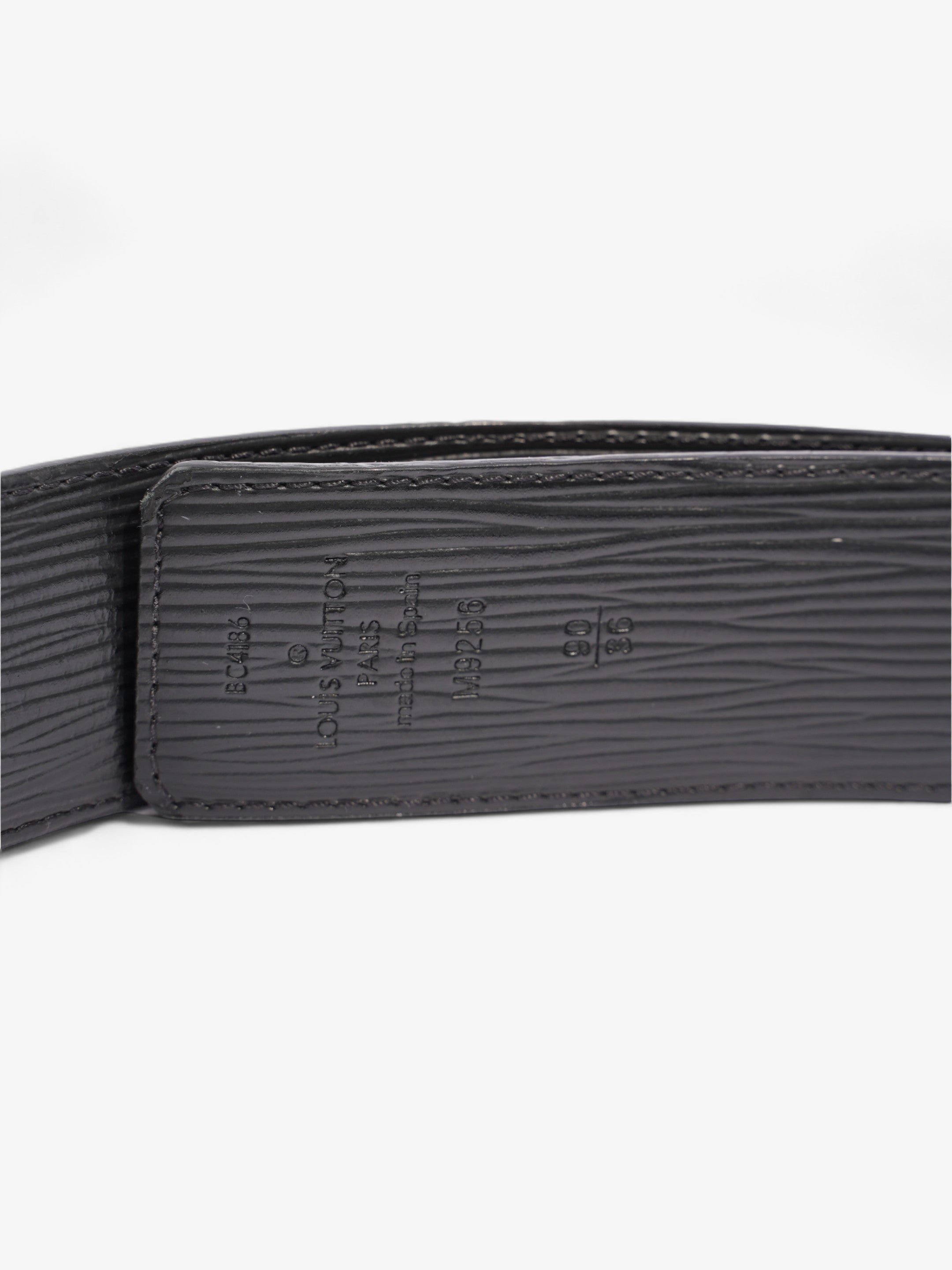 Louis Vuitton LV Reversible Belt Monogram / Black Coated Canvas 90cm 36"