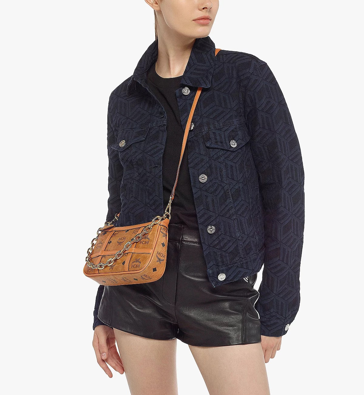 MCM VISETOS MINI DELMY SHOULDER BAG