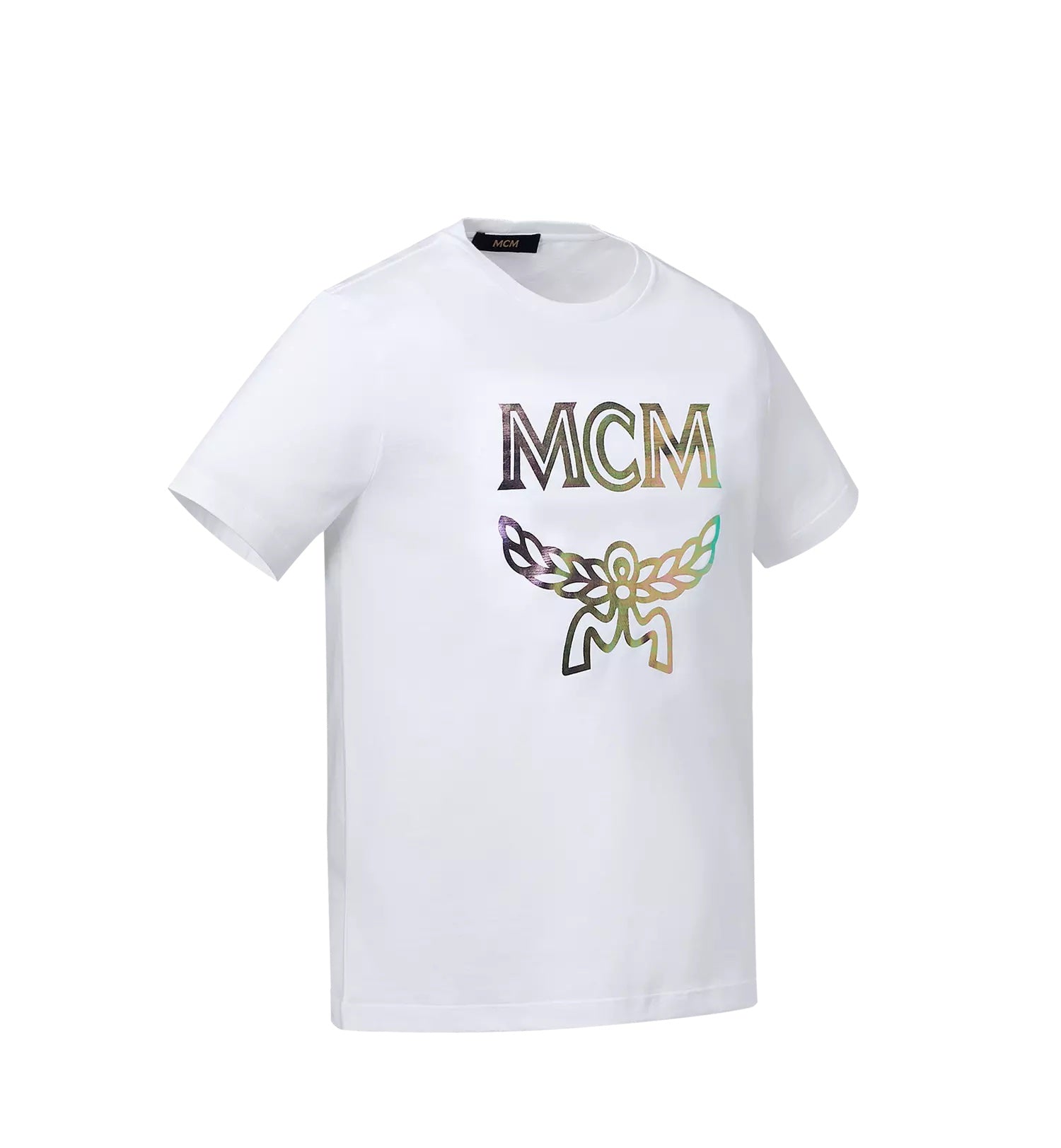 MCM HOLOGRAM LOGO PRINT T-SHIRT