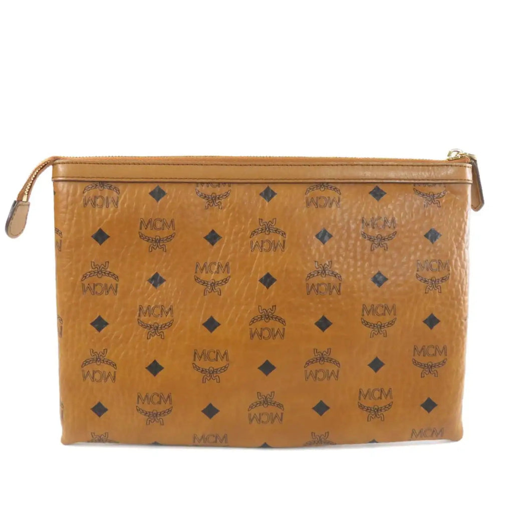 MCM LARGE ZIP POUCH WRISTLET