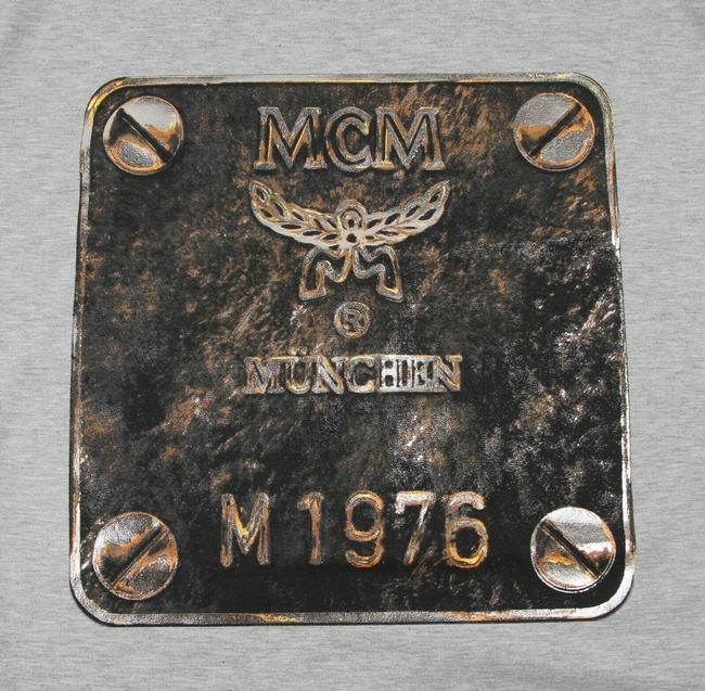 MCM Plaque Logo Print T-Shirt