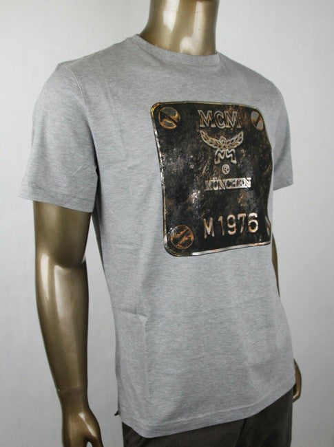 MCM Plaque Logo Print T-Shirt